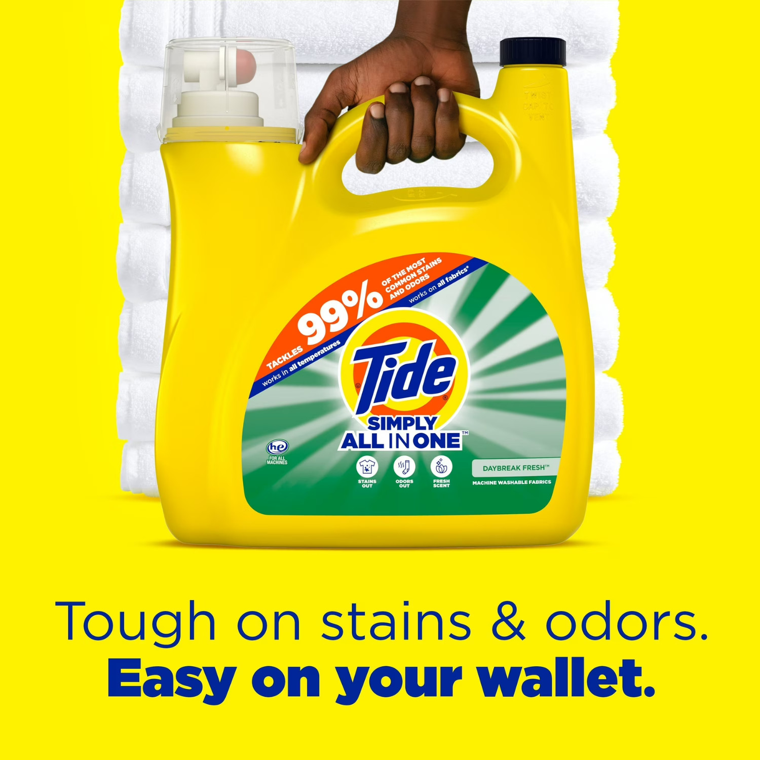 Tide Simply Liquid Laundry Detergent 117 oz 89 Loads Daybreak Fresh HE Clean