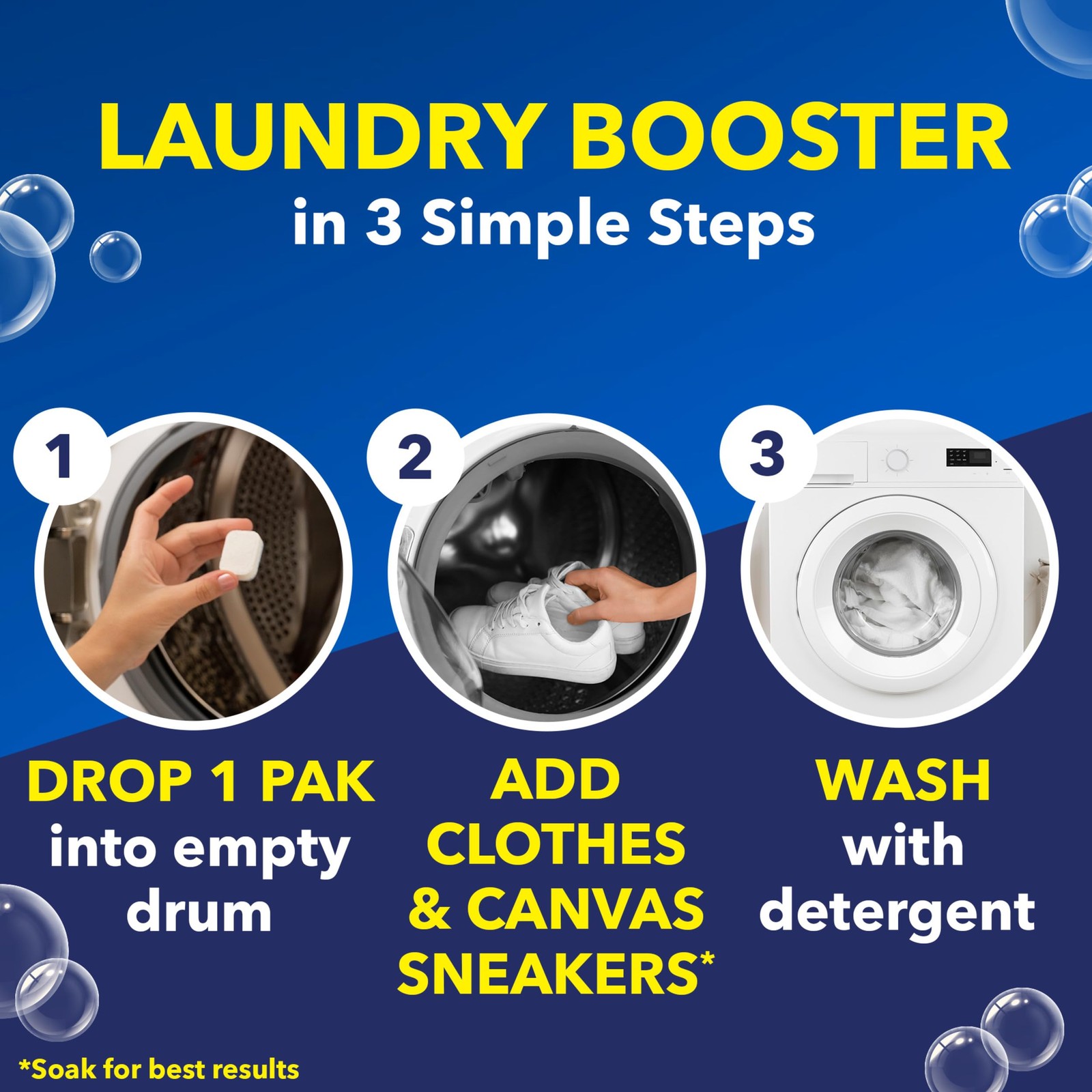 OxiClean White Revive Laundry Whitener and Stain Remover 24 Count (Pack of 1)