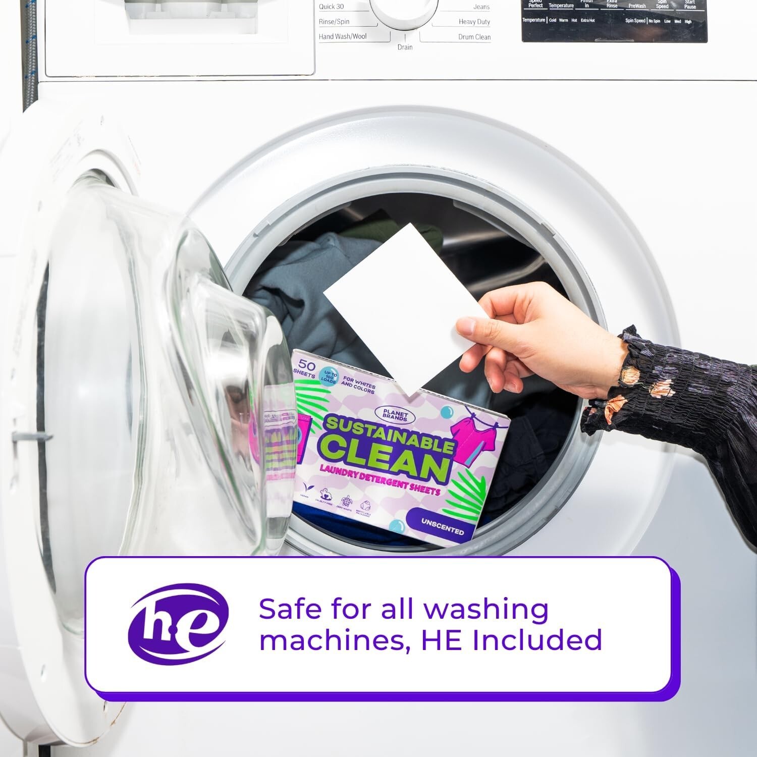 Laundry Detergent Sheets – Made in Sweden, Up to 100 loads 50 Sheets, Sustainabl