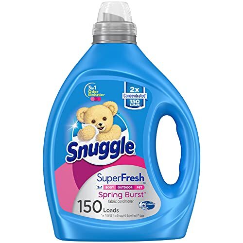 Snuggle Plus SuperFresh Liquid Fabric Softener 75 Oz Spring Burst Odor Elimin…