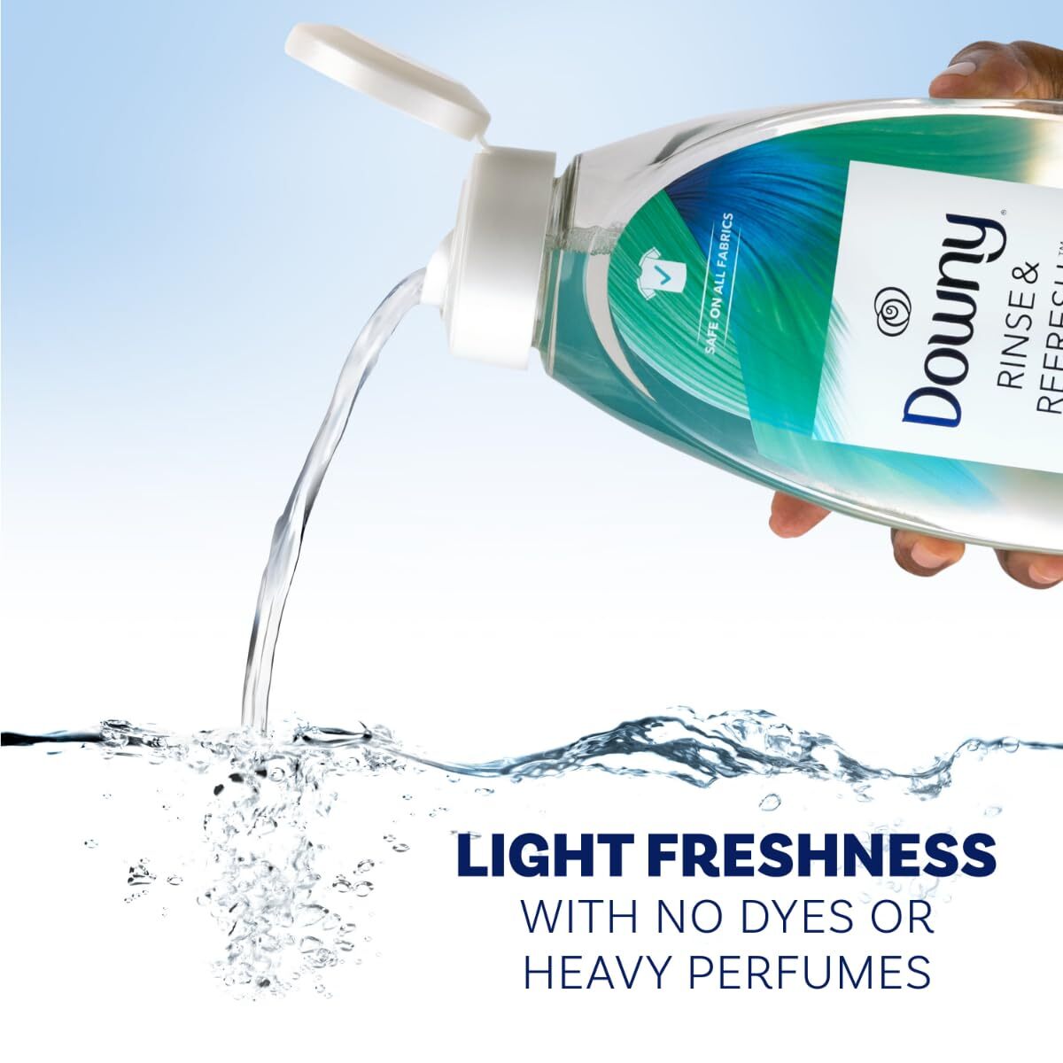 Downy Rinse And Refresh Fabric Rinse 48 Fl Oz Odor Remover Cool Cotton Scent