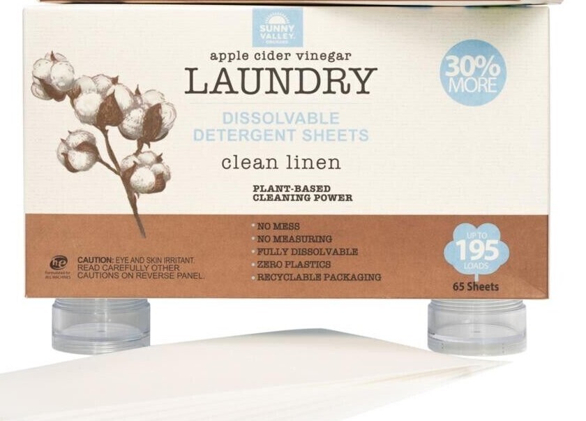 Sunny Valley Orchard 195-Load Dissolvable Laundry Sheets (Pick Your Scent)