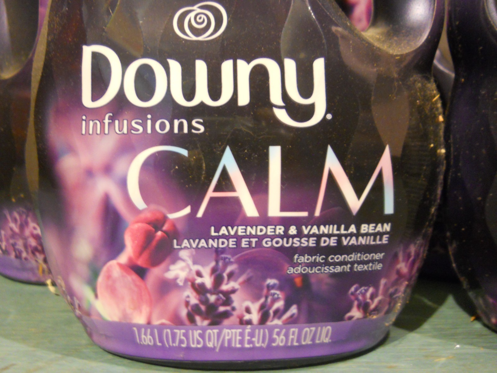 Downy Infusions Calm Lavender Vanilla Bean Fabric Conditioner 56 fl.oz TWO JUGS