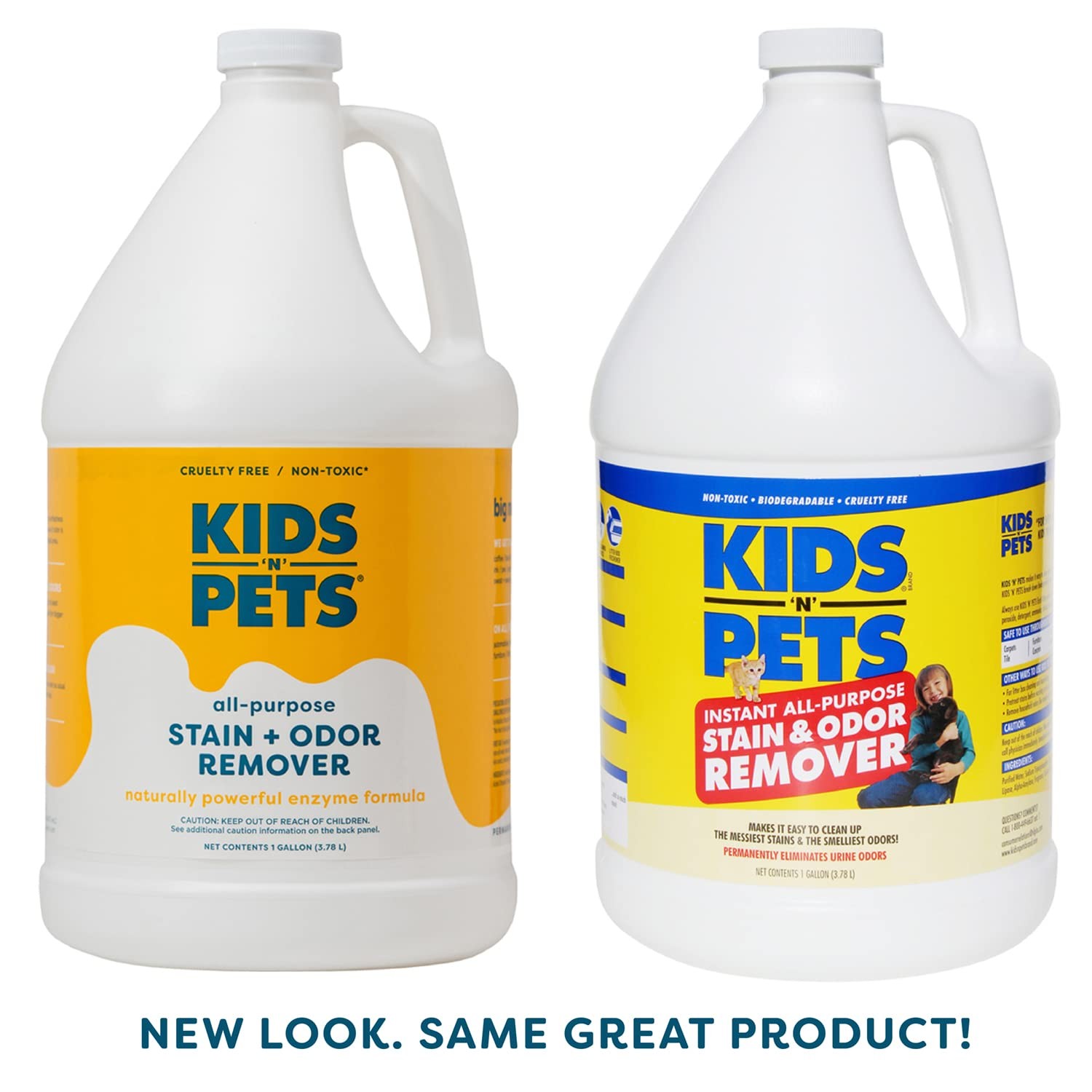 KIDS ‘N’ PETS – Instant All-Purpose Stain & Odor Remover – 128 fl oz (Packaging