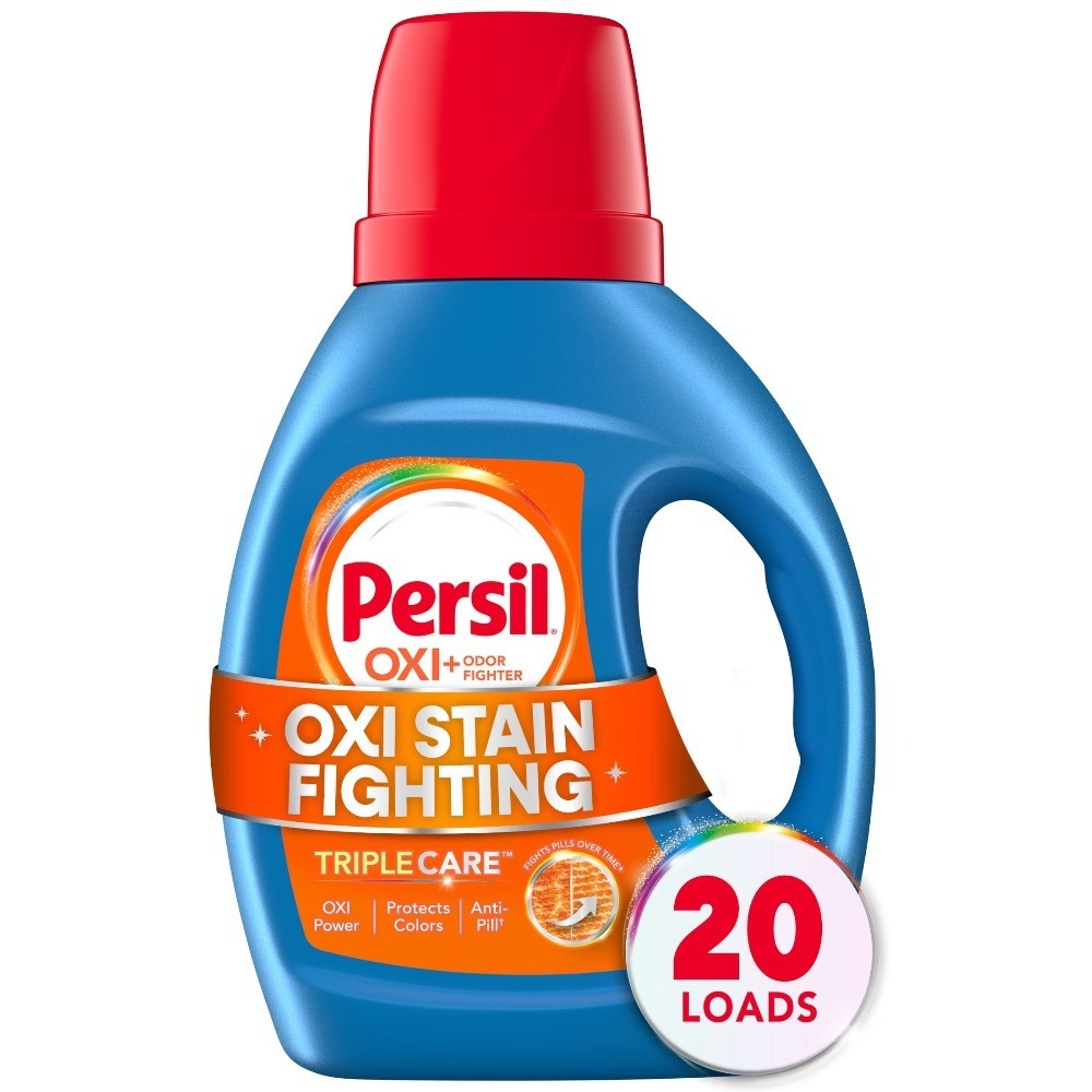Power Liquid Laundry Detergent Advanced Clean Oxi Plus Odor Eliminator 34 Fl Oz
