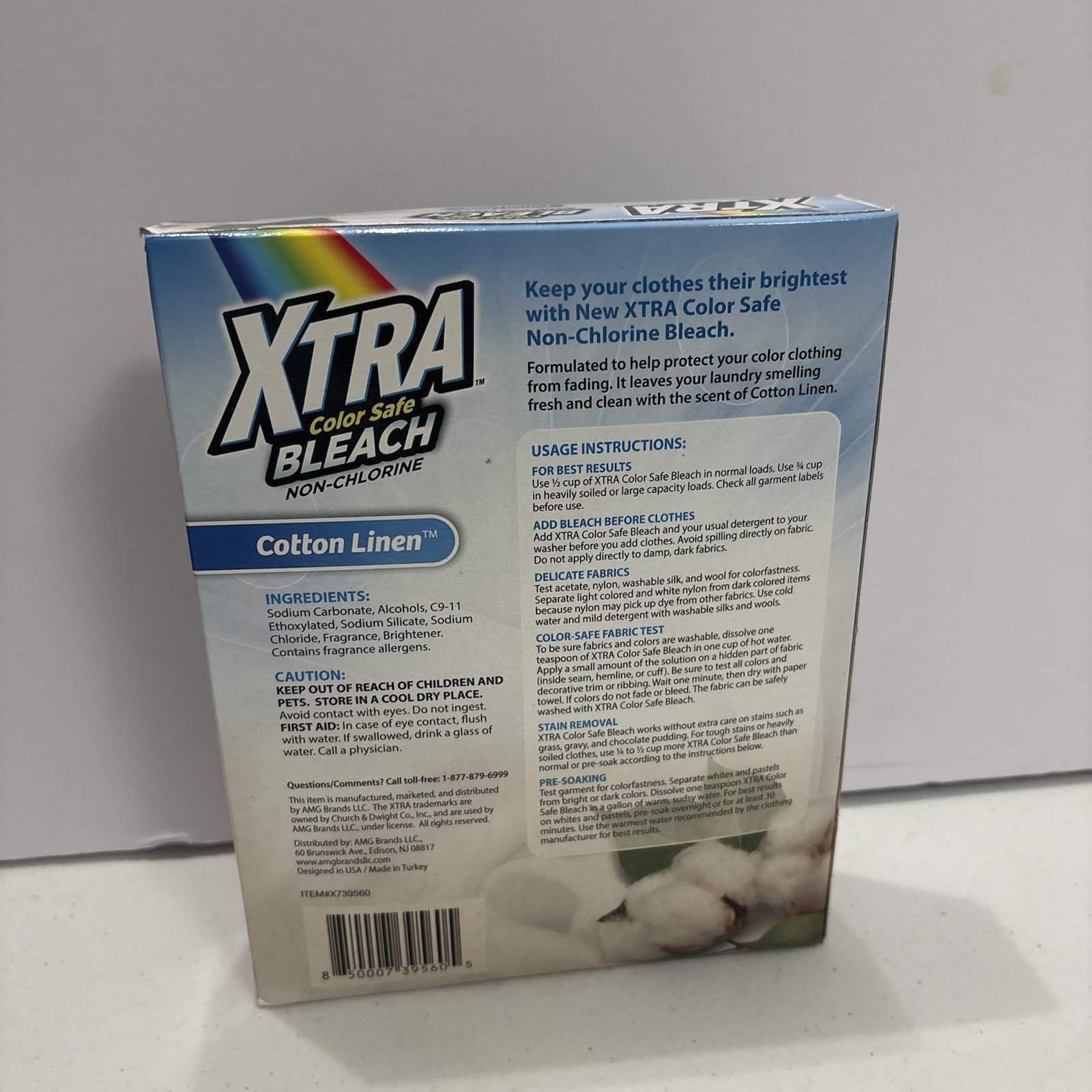 Xtra Color Safe Bleach Non-chlorine Cotton Linen 19 Oz