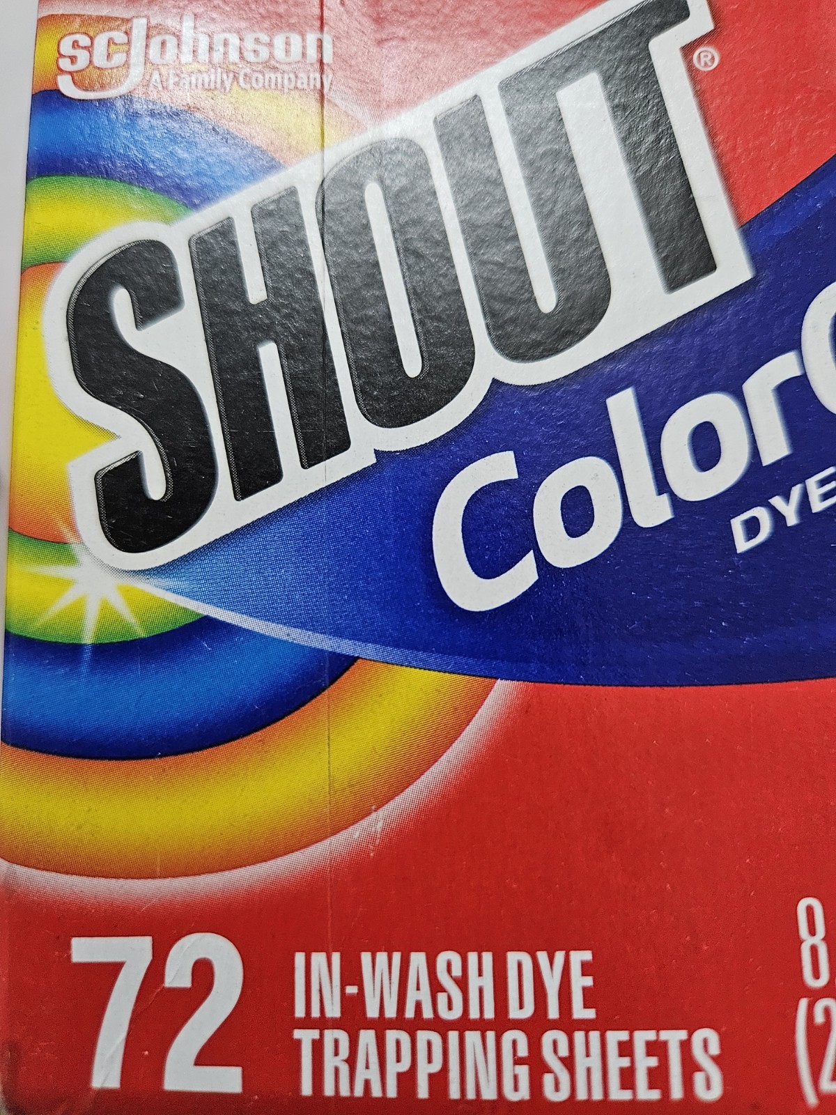 Lot of 2 Shout Color Catcher Dye Trapping Sheets Value Pack 72 Sheets (144total)