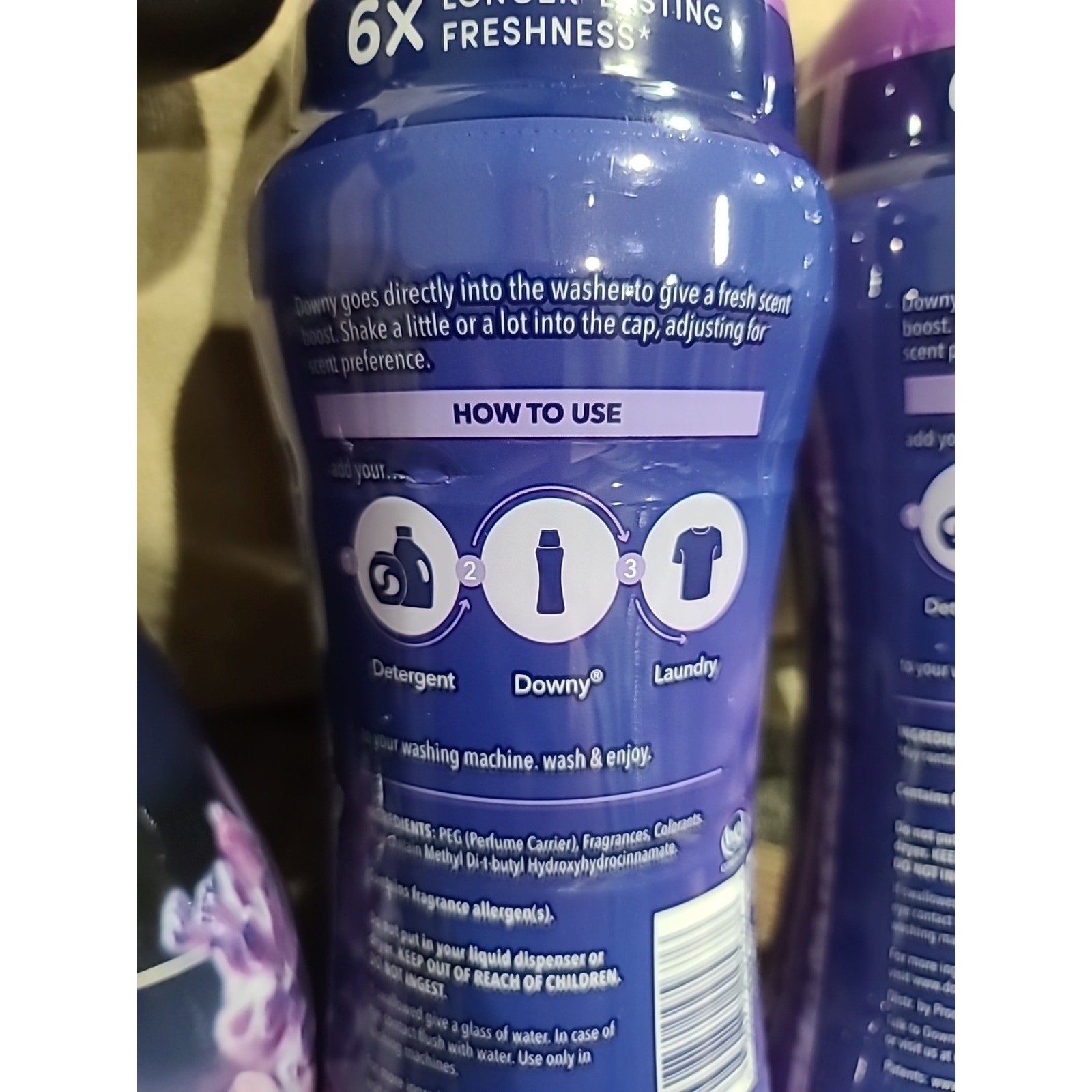 Downy Infusions Calm Lavender & Vanilla Bean Booster Beads & Febreze Fabric Calm