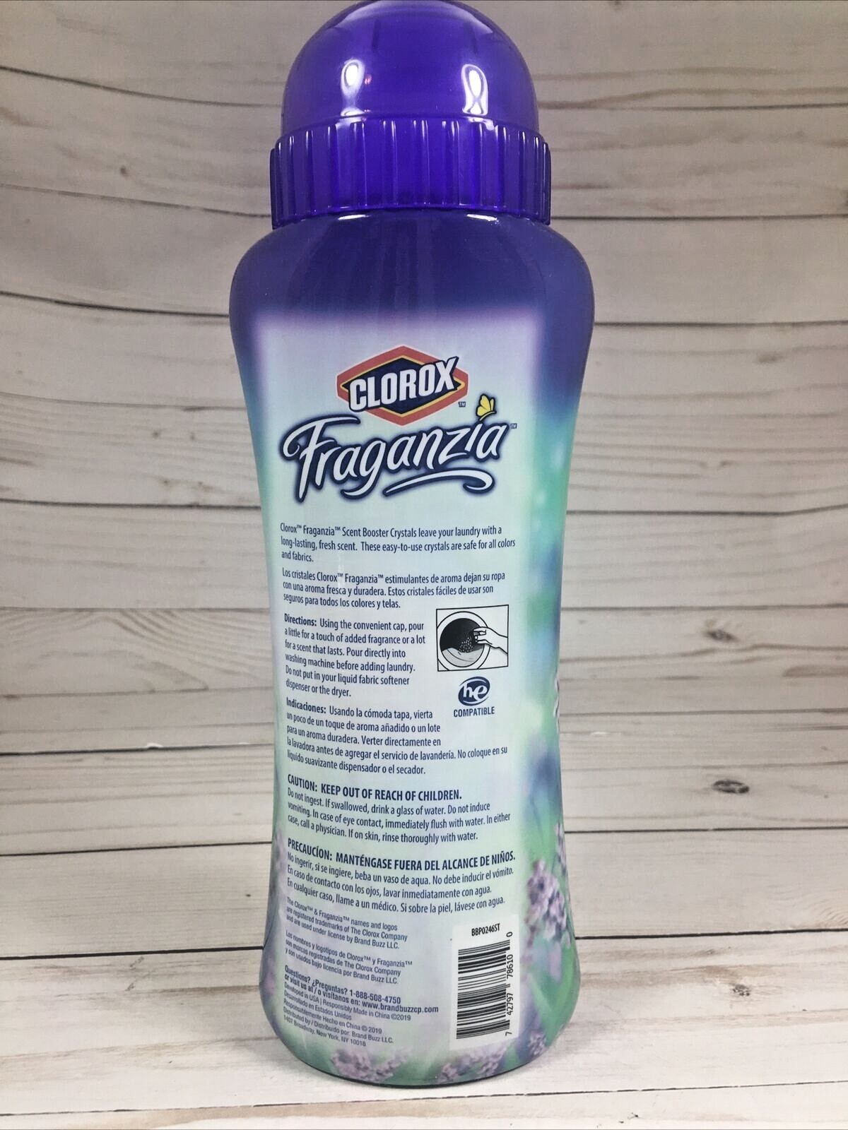 Clorox Fraganzia Scent Boosting In-Wash Crystals Lavender Laundry 18oz (2 Pack)