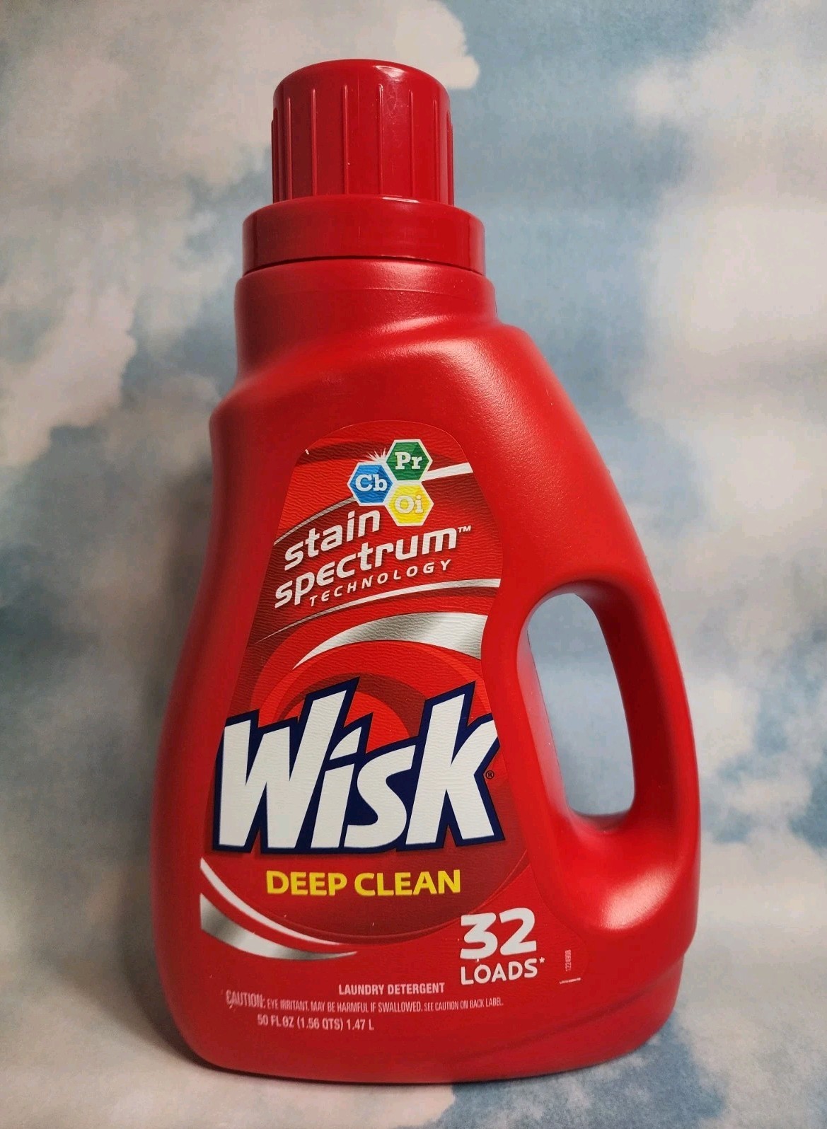 (1) Wisk Deep Clean Stain Spectrum~ Laundry Detergent~ 32 Loads / 50 Fl Oz.