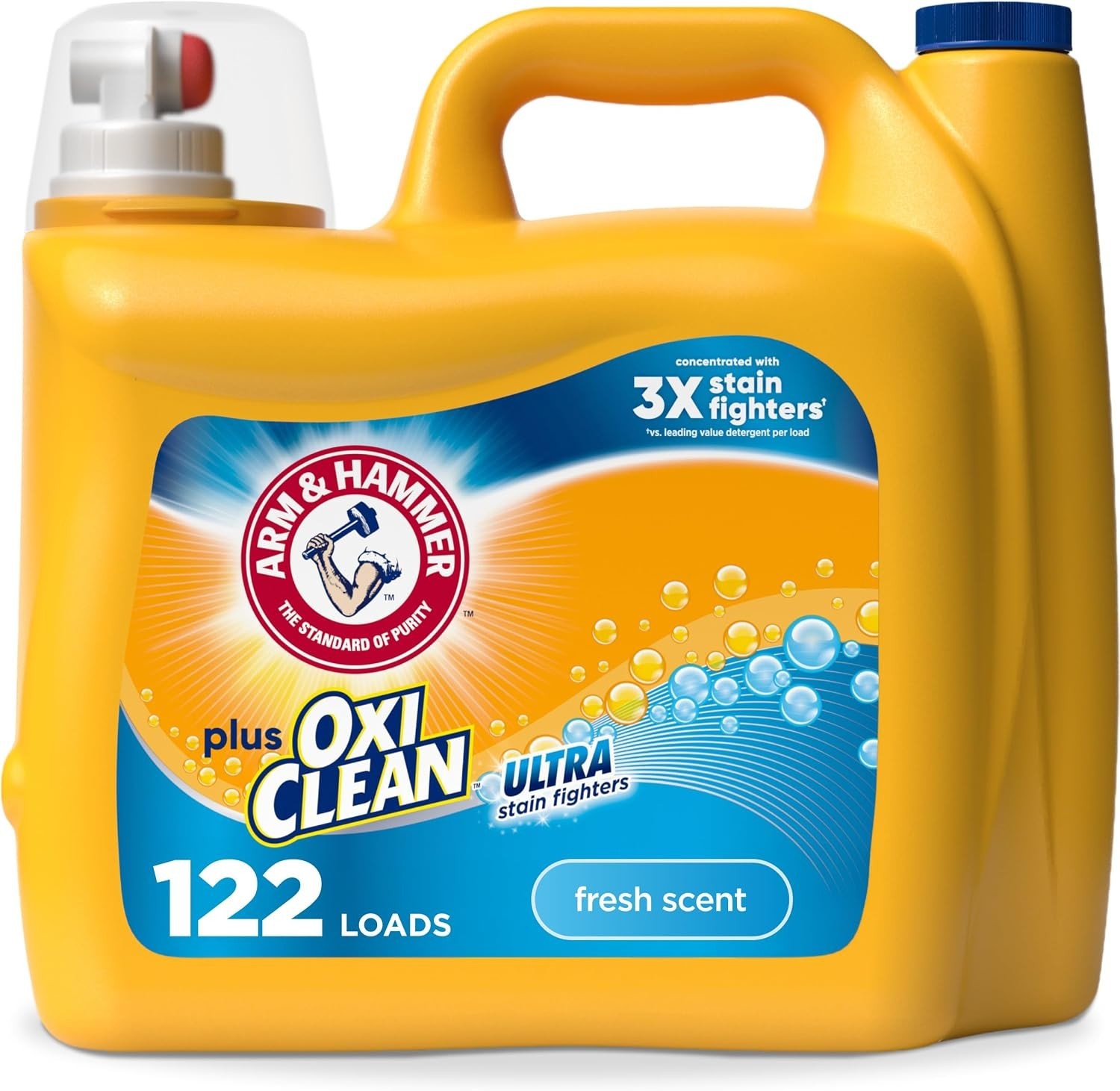 Plus OxiClean Ultra Stain Fighters Liquid Laundry Detergent | Stain Remover f…