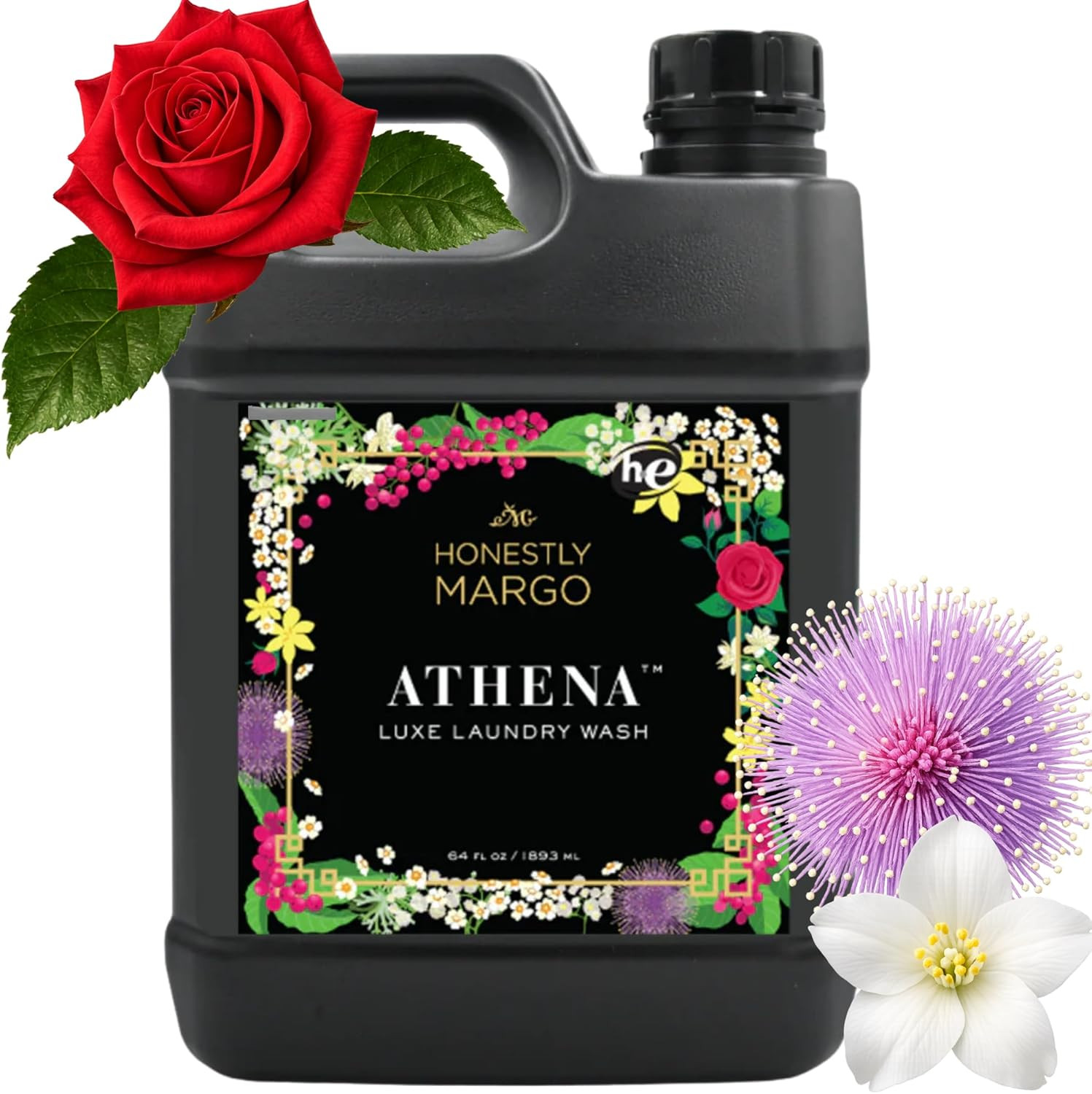 Athena Luxury Laundry Detergent (64 Oz, Pack of 1) – Laundry Detergent Scented w