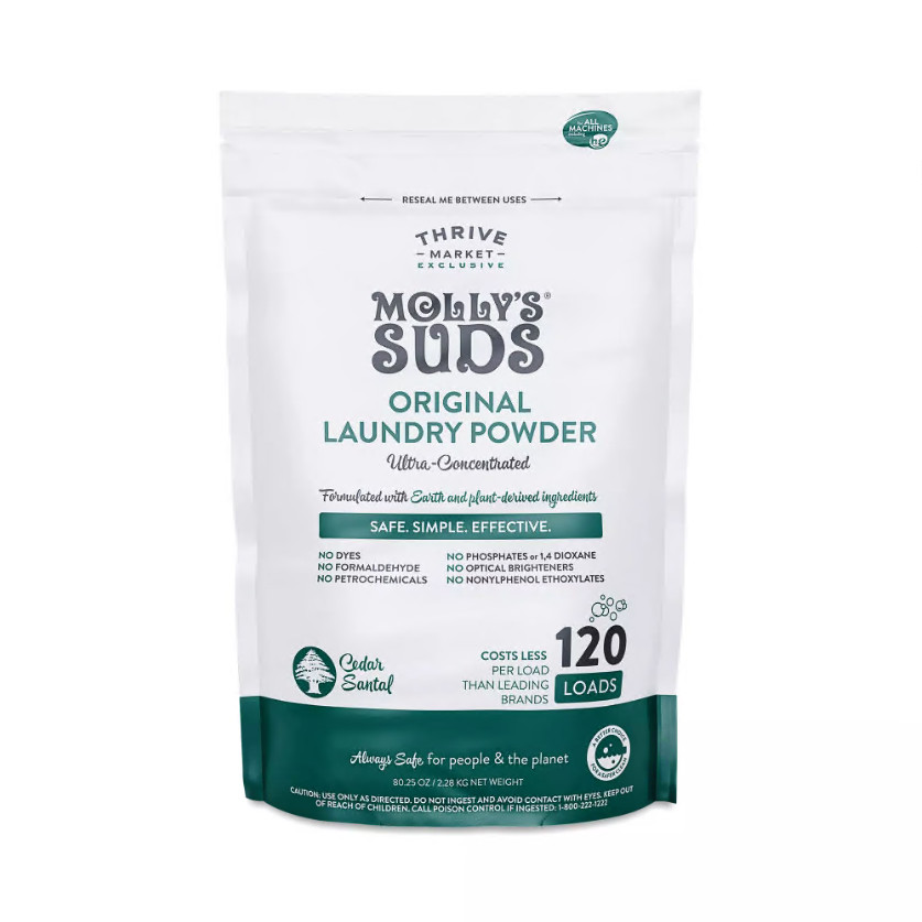 Molly’s Suds Laundry Powder Cedar Santal 120 loads NEW