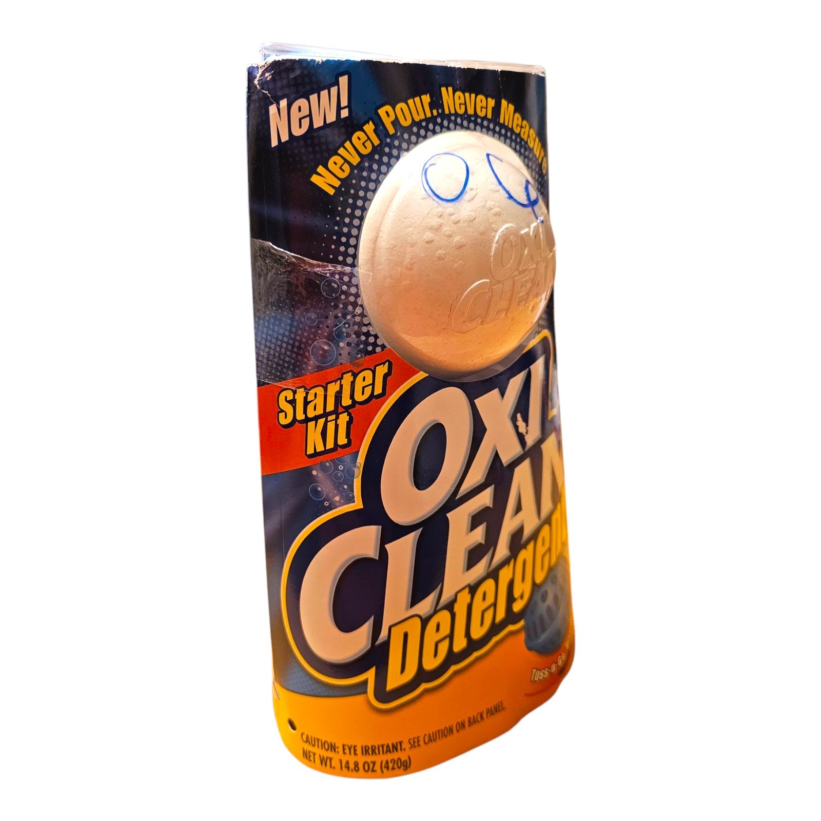 Oxi Clean Toss-N-Go Laundry Detergent Ball 25+ Loads Starter Kit Fresh Scent