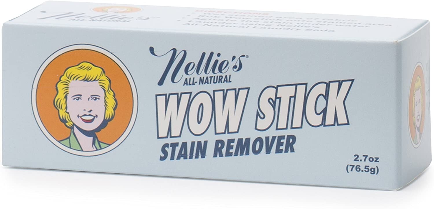 NEW Nellie’s Wow Stick Stain Remover 2.7 oz Leaping Bunny Certified New & Sealed