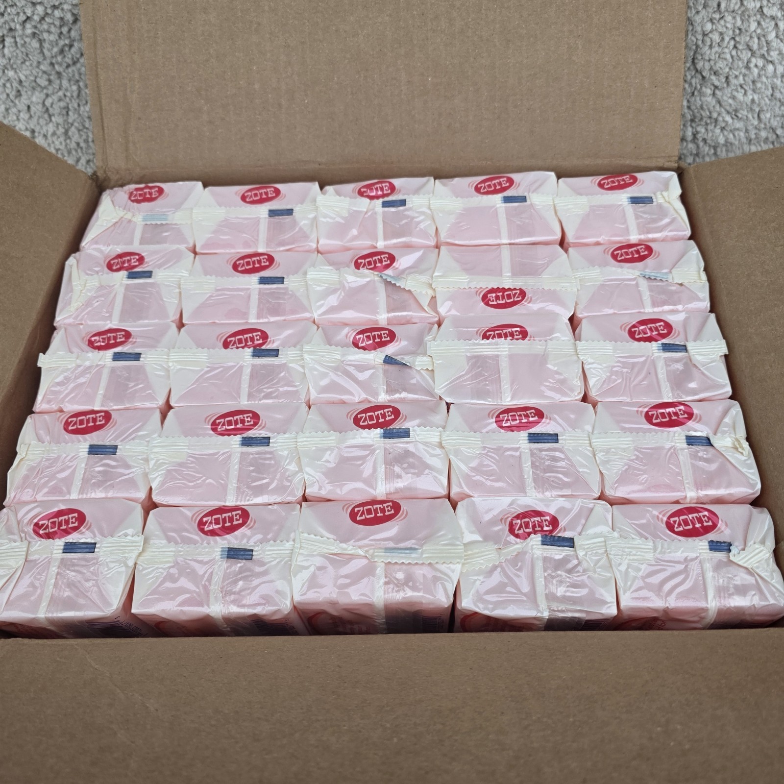 Zote Pink Soap Bars 14.1oz Hand Wash Soap for Stains 400g Large Soap (25pack)