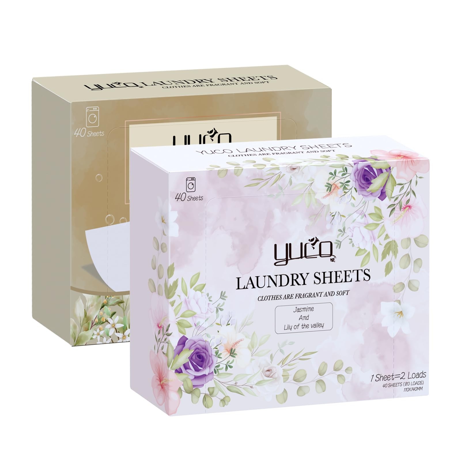 Laundry Detergent Sheets Amber Sandalwood and Jasmine Lily of the Valley Scen…