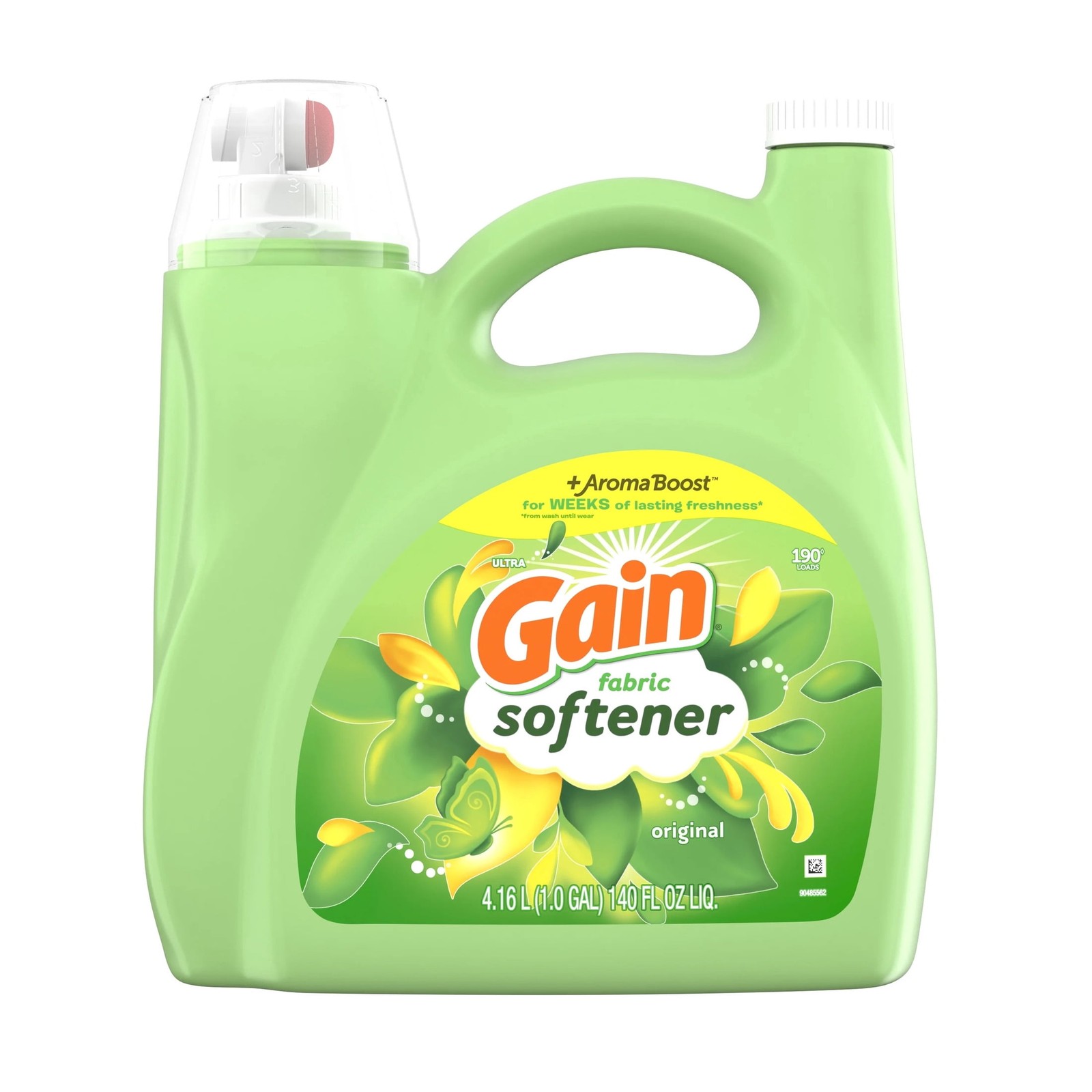 Gain Liquid Laundry Fabric Softener and Conditioner, Original Scent, 140 fl oz,