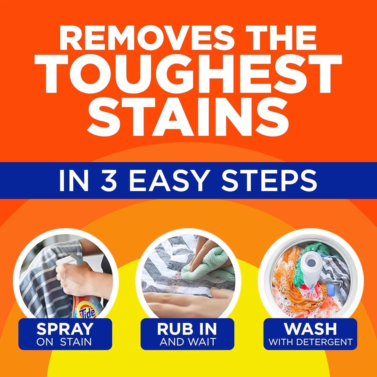 Tide Rescue Laundry Stain Remover Spray with Oxi + Travel Size Tide To Go Pen ..
