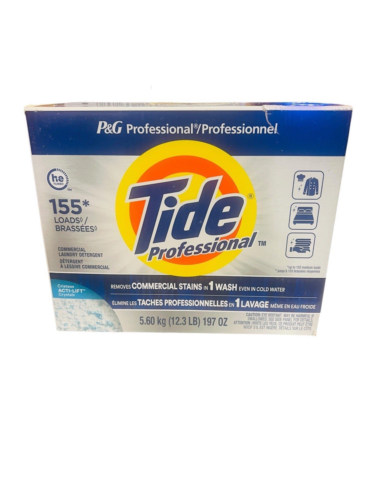 P&G Professional Tide Powder Laundry Detergent 197 oz 155 Loads Commercial New