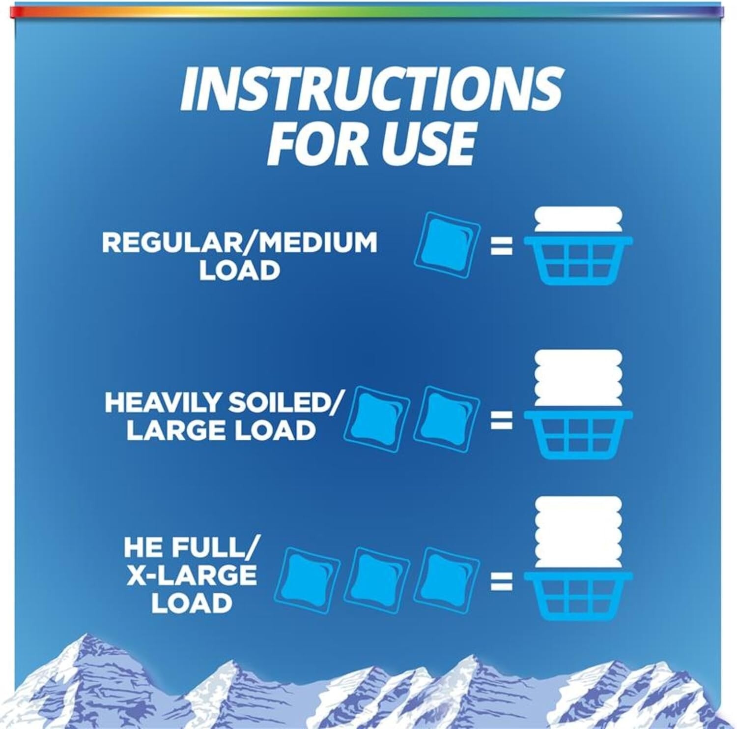 Purex 4-in-1 Laundry Detergent Pacs, Fresh Mountain Breeze, 66 Packs
