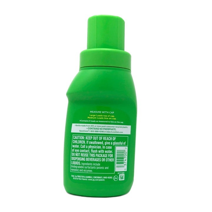 Gain Laundry Detergent Liquid, Original, 10 fl oz