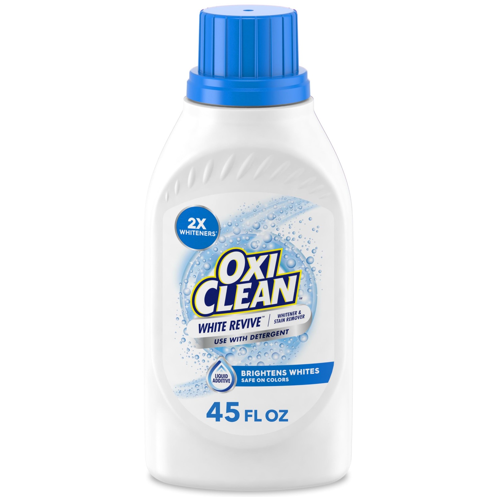 OxiClean White Revive Whitener Laundry Liquid Additive, 45 Fl Oz (Pack of 1)