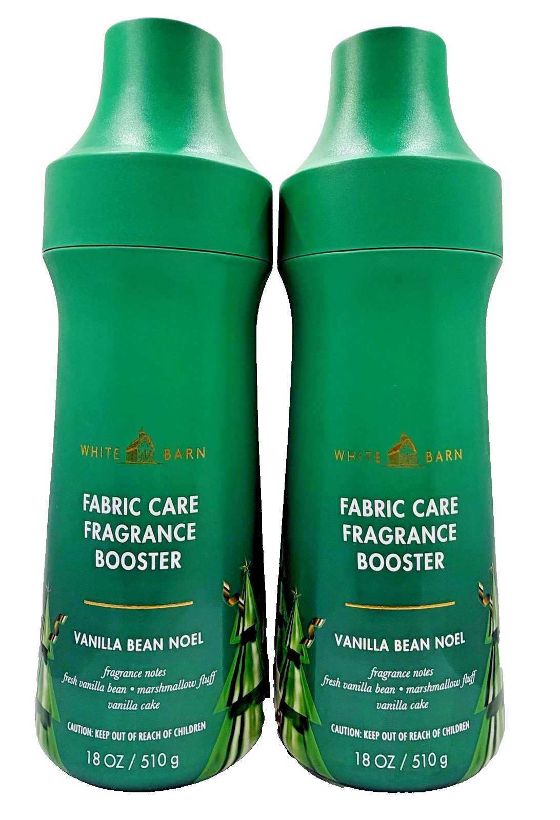 Bath & Body Works Vanilla Bean Noel Fabric Care Fragrance Booster 18 Oz x2