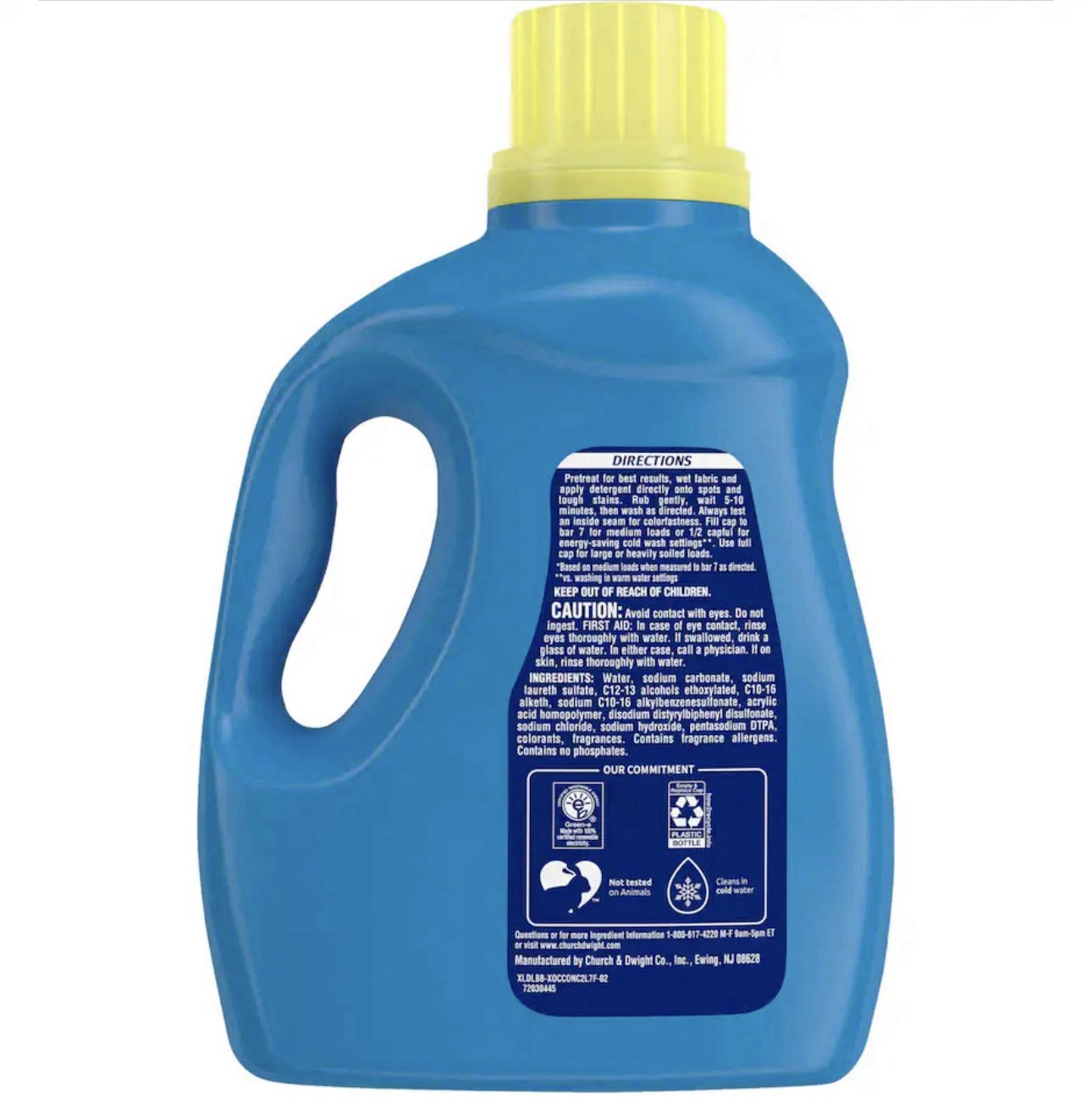 Xtra Plus OxiClean Crystal Clean, Liquid Laundry Detergent, 97.7 fl oz.