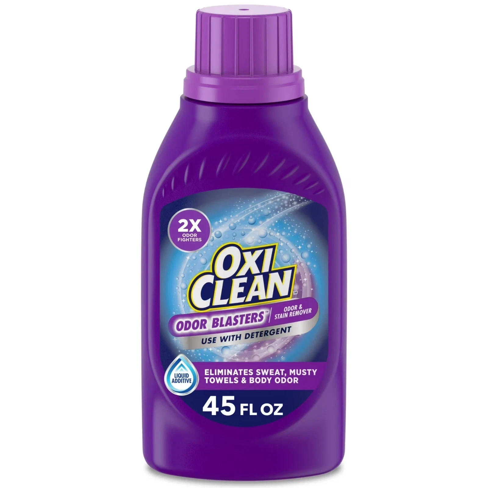 OxiClean Odor Blasters Liquid Laundry Additive, Odor Stain Remover, 45 oz