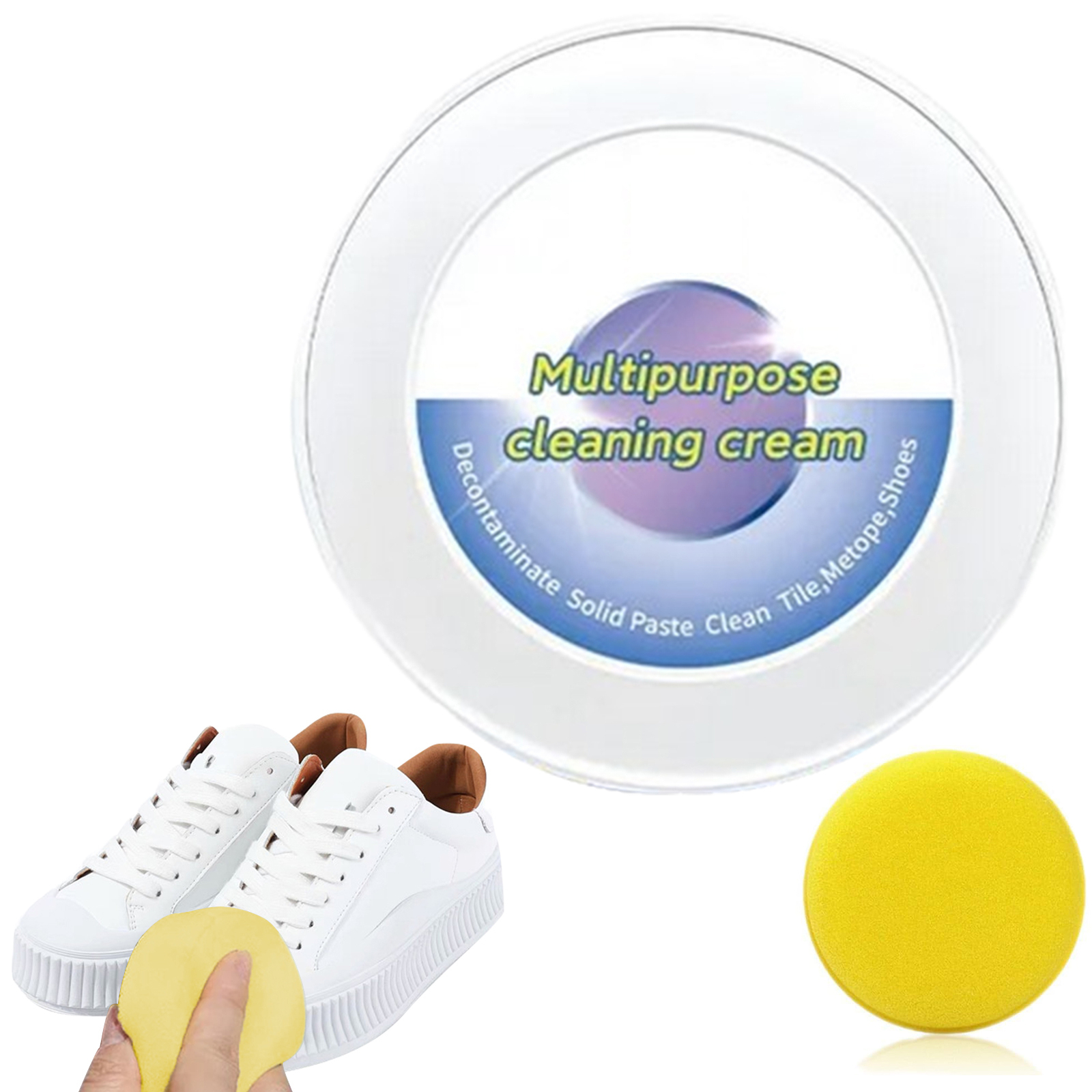 Multi-Purpose Cleaning Cream for Stain Removal and Surface Cleaning
