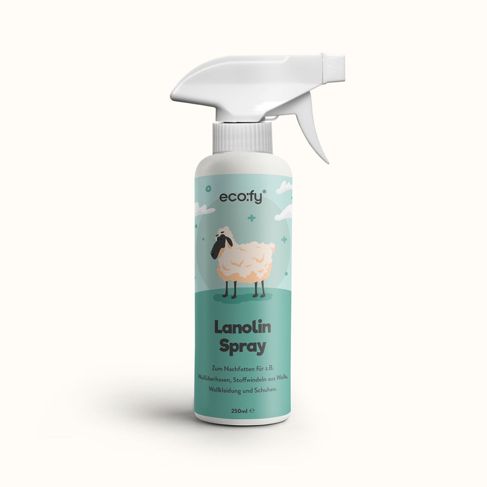 eco:fy Lanolin Spray, Liquid Wool Grease as Spray for Re-Greasing Wool