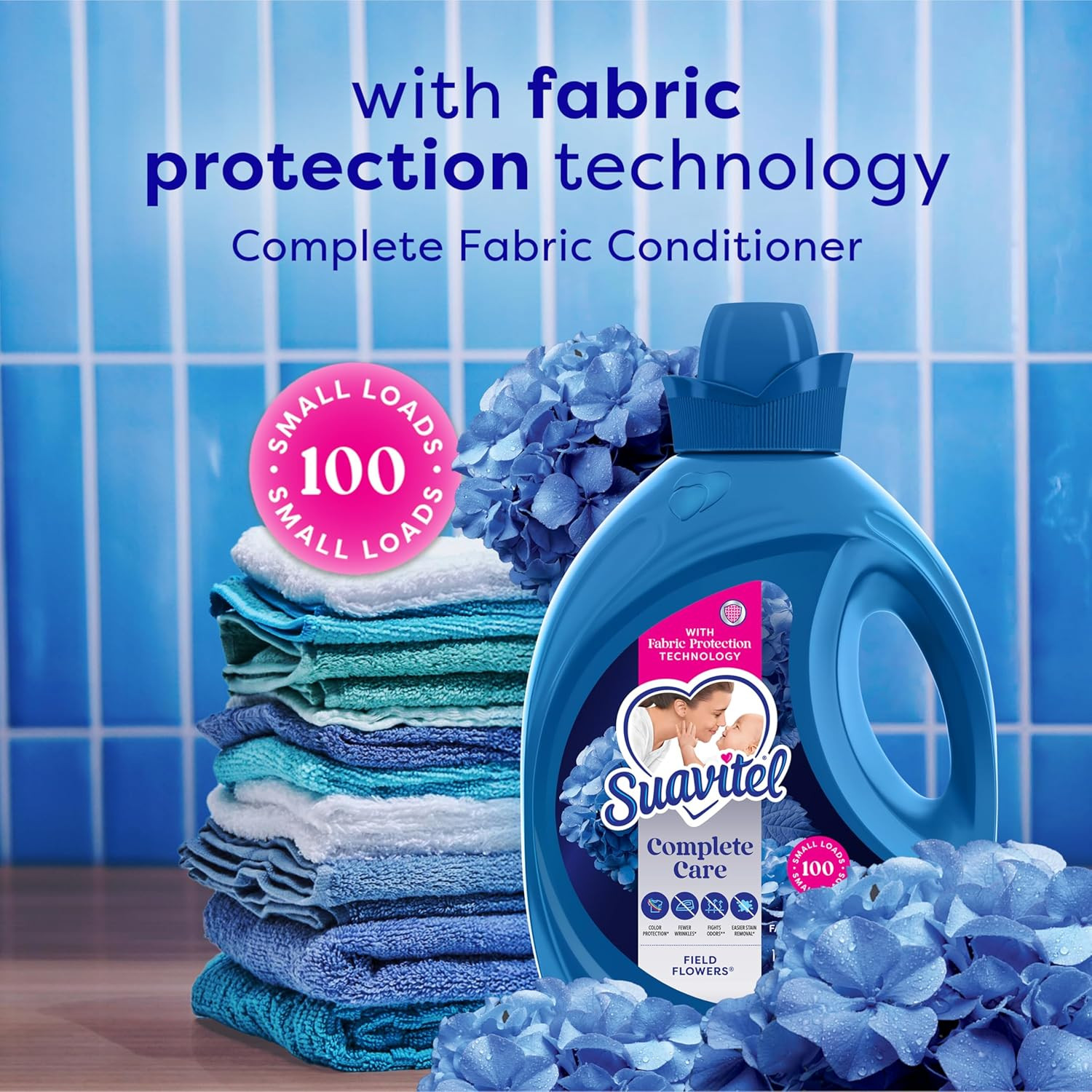 Complete Liquid Fabric Softener, Fabric Conditioner, HE Compatible, 100 Small…