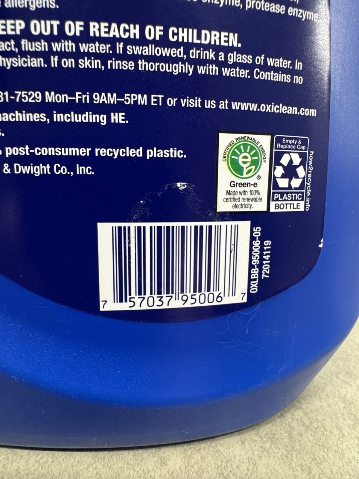OxiClean Liquid Laundry Detergent Sparkling Fresh 100.5oz HE Discontinued