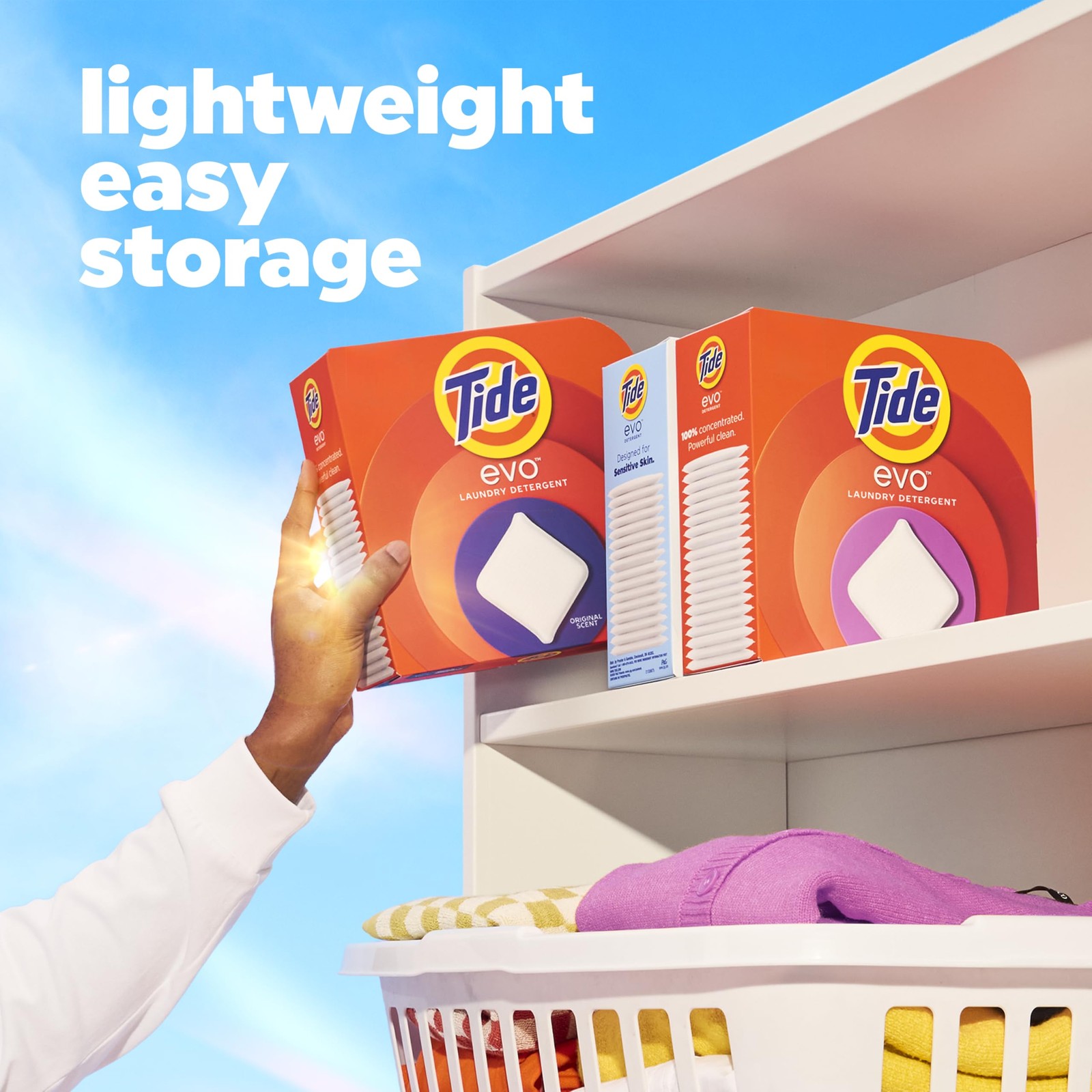 Tide evo Laundry Detergent Spring Blast Scent Works on 100% of Common Stains …