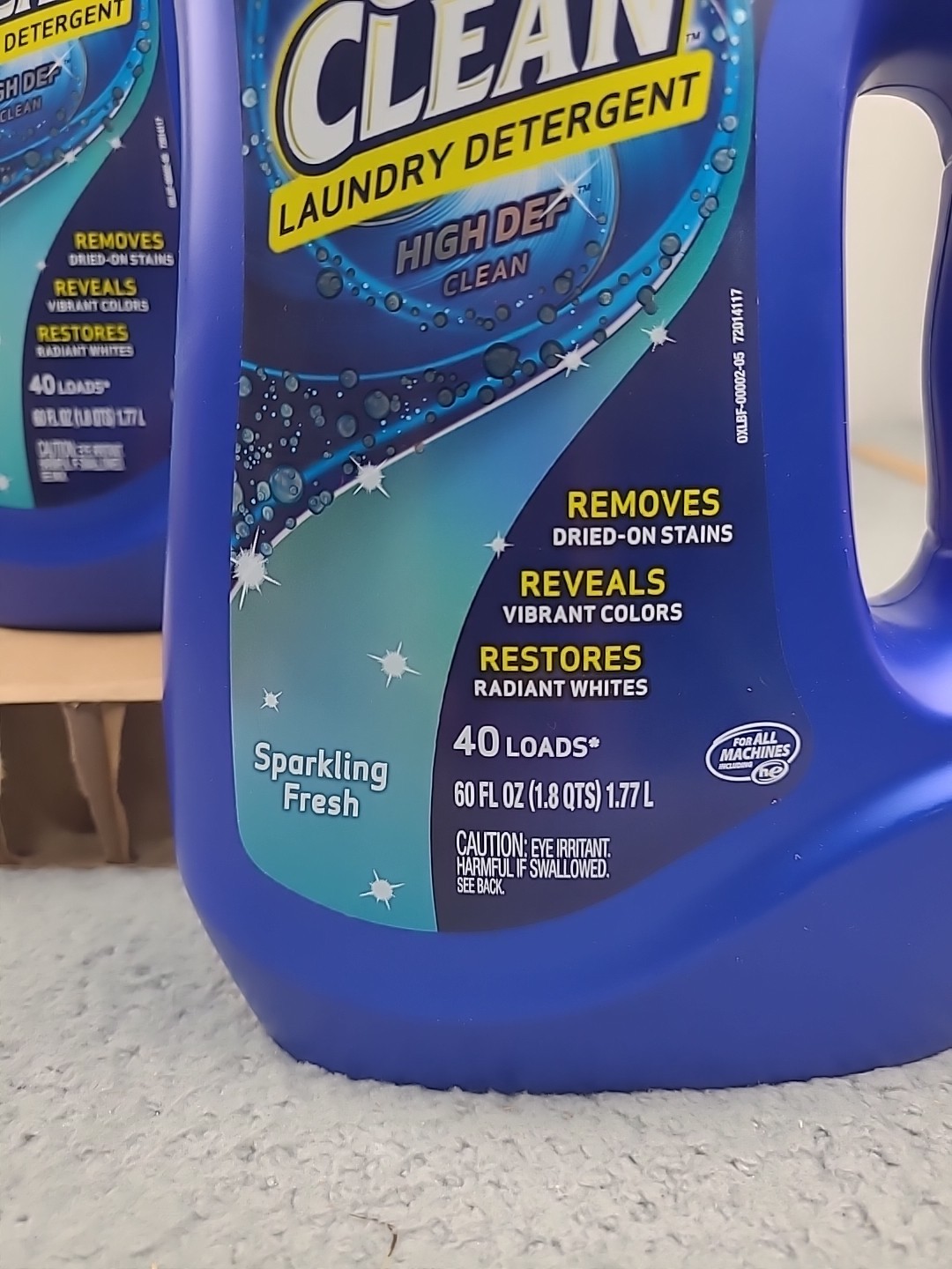 2x OxiClean High Def Sparkling Fresh Liquid Laundry Detergent, 60 oz 40 Loads”