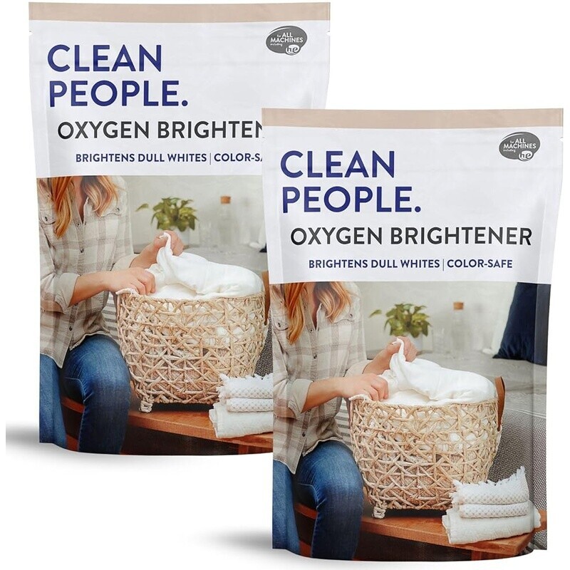 Oxygen Brightener Stain Remover Bleach Alternative Simple Ingredients 79oz 2 Pcs