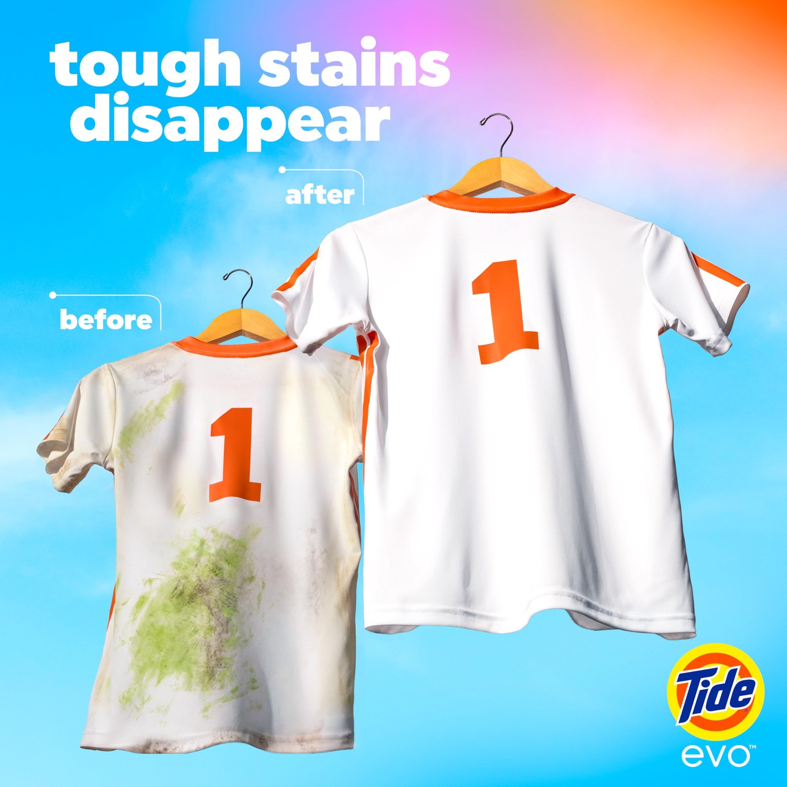 Tide evo Laundry Detergent Spring Blast Scent Works on 100% of Common Stains …
