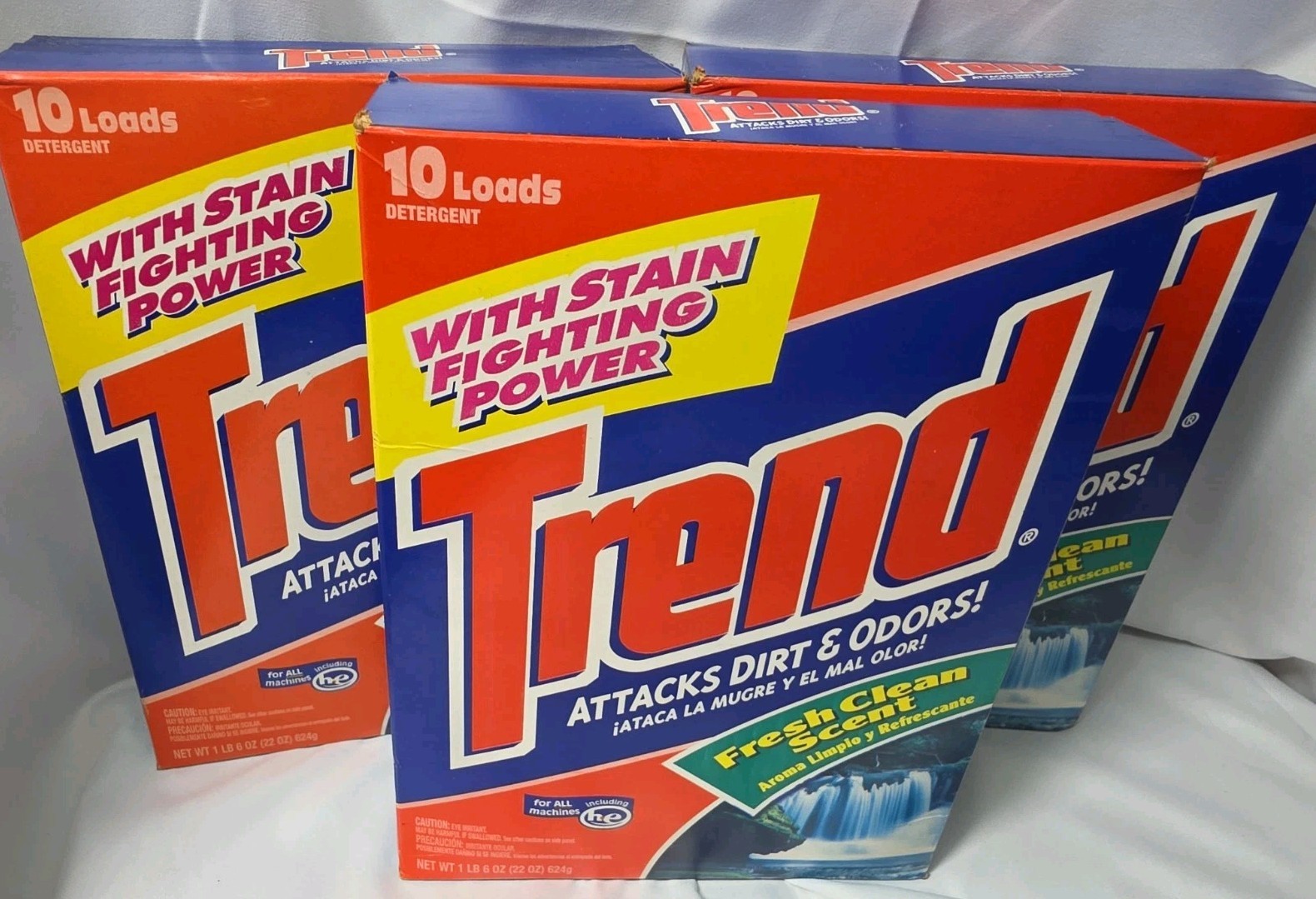 3x Vintage Trend Laundry Detergent Fresh Clean Scent 10 Loads