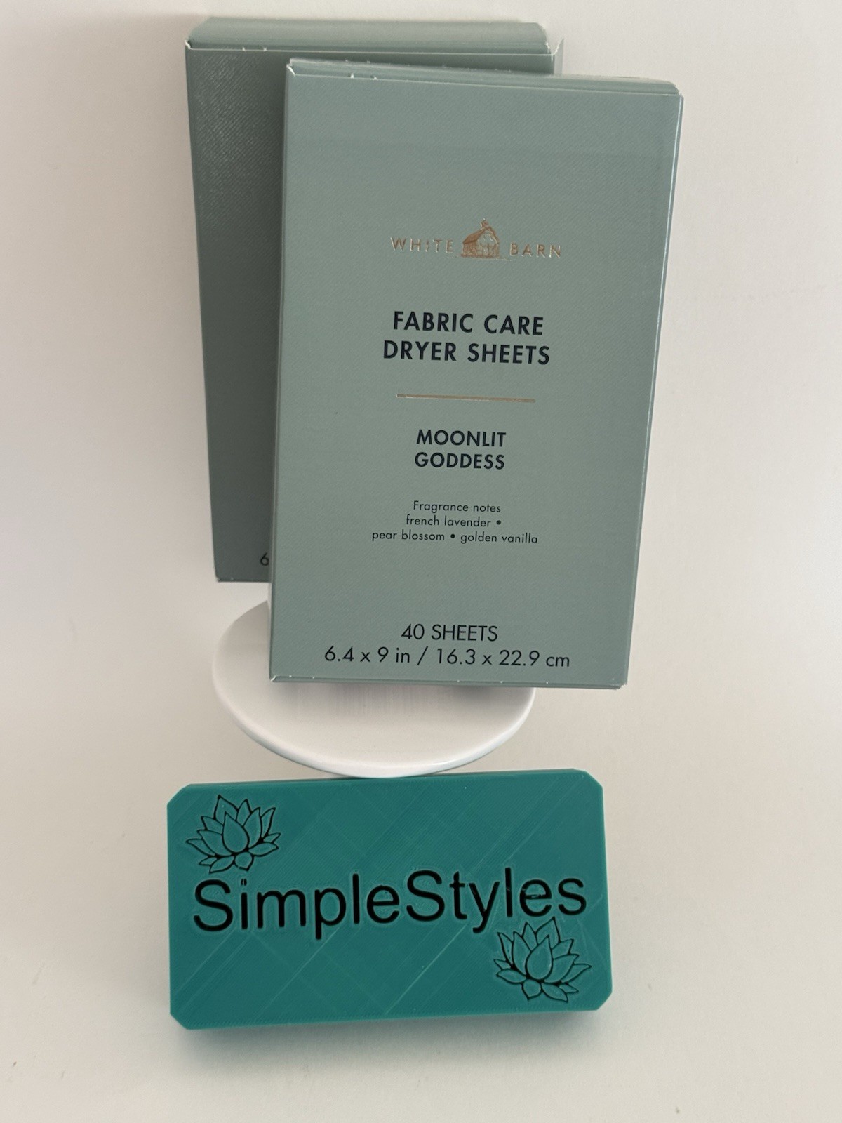 Bath & Body Works MOONLIT GODDESS 2 x 40 Fabric Care Dryer Fragrance Sheets Box