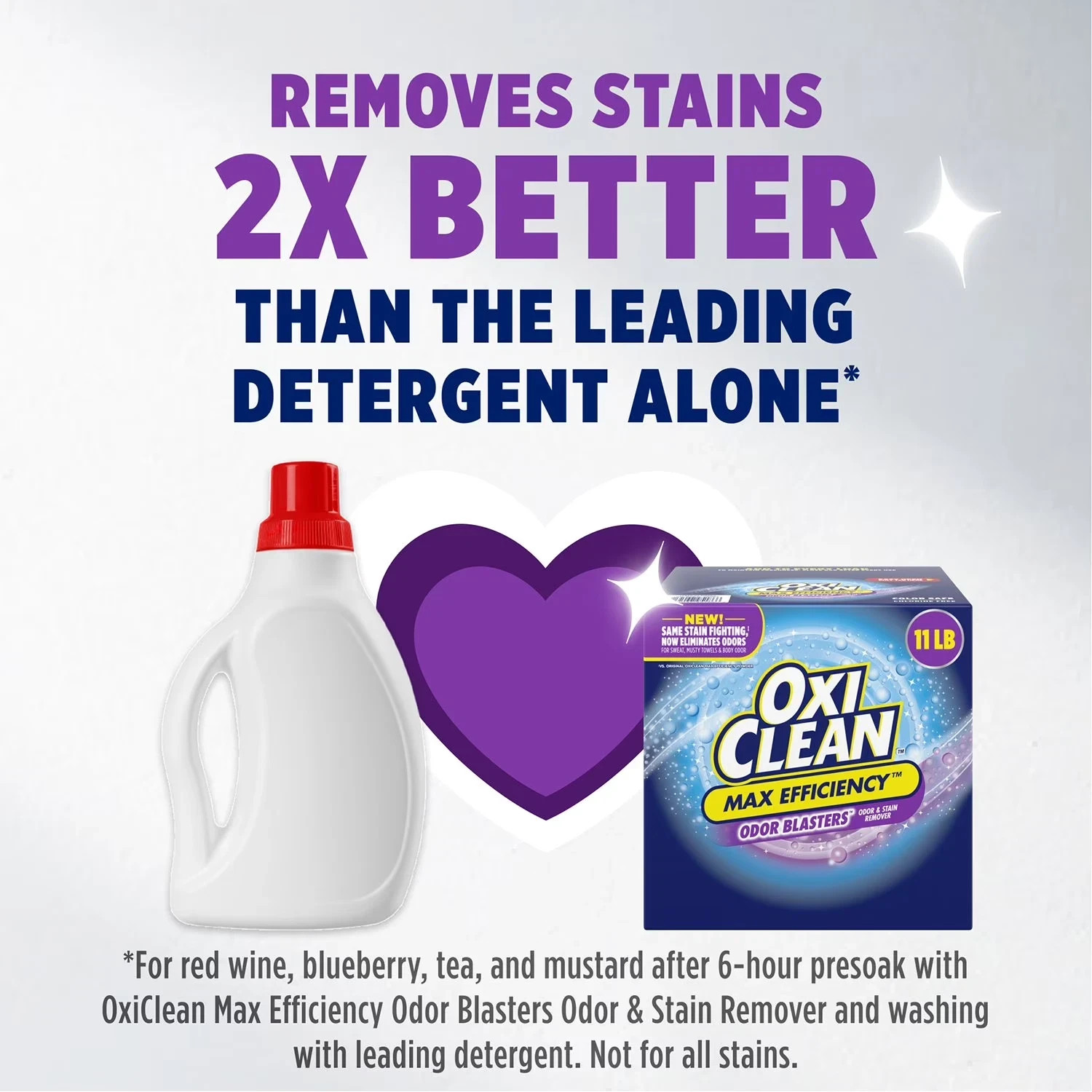 OxiClean Max Efficiency Odor Blasters Laundry Stain Remover Powder – 11 lb