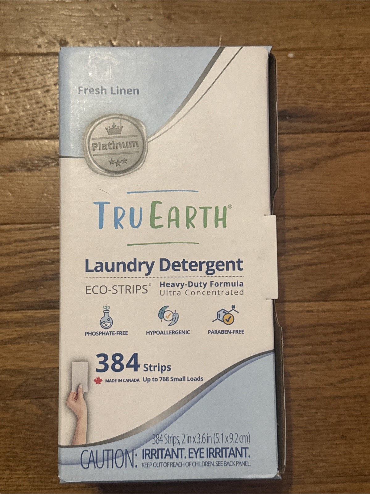 Tru Earth-Laundry Detergent-Eco Strips (Fresh Linen Scent) 384 ct.
