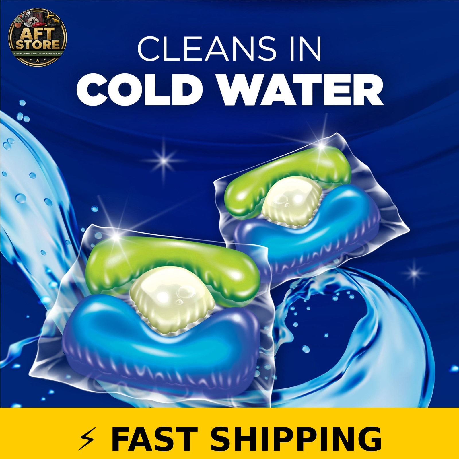 ARM & HAMMER Plus OxiClean 5-in-1 Laundry Detergent Paks, Fresh Scent, 42 Count
