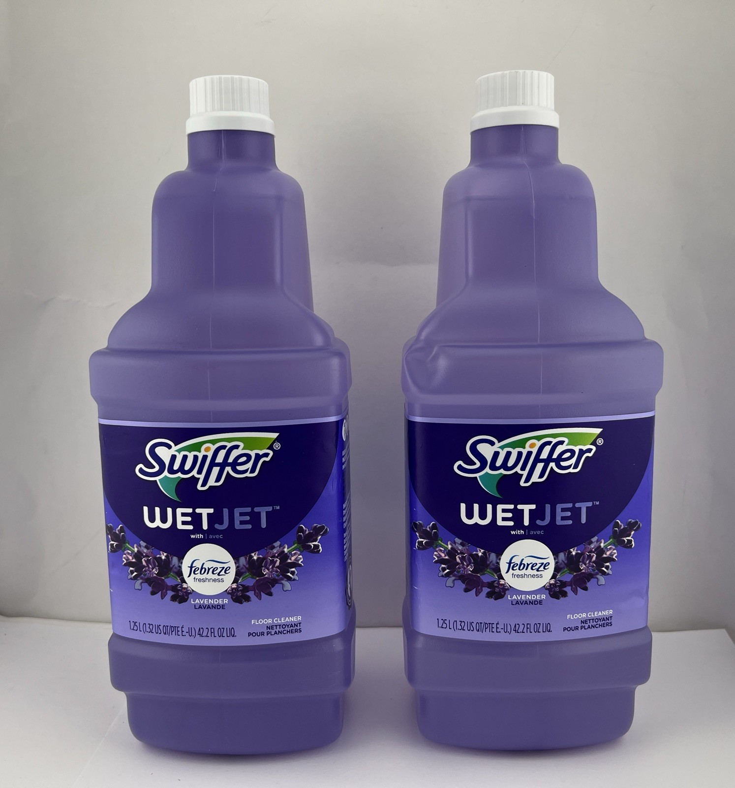 Swiffer Wet Jet Solution Refill, Febreze Lavender, 42.2 oz Ea, 2 PK – Free Shipp