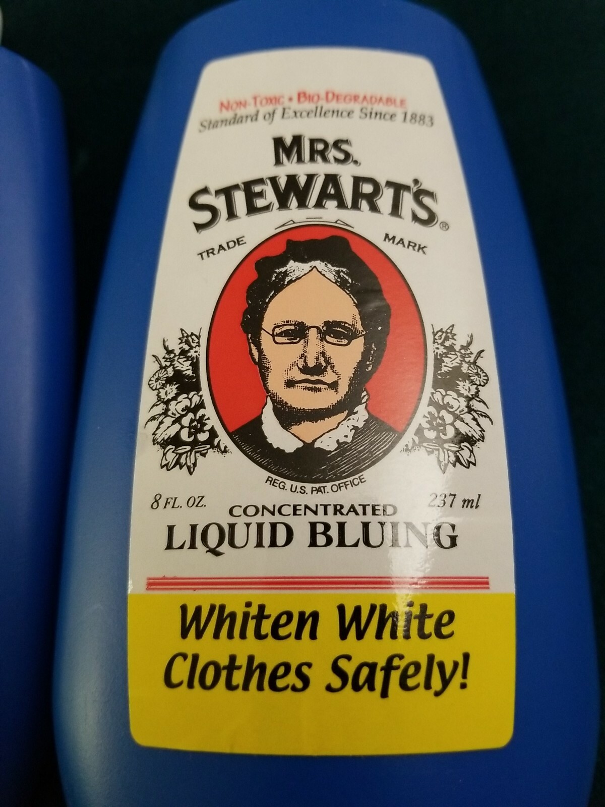 2 Mrs. Stewart’s Concentrated Liquid Bluing 8 fl oz Whiten Clothes & Pets safely