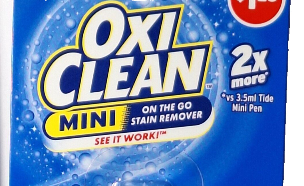 New 2 Pack OxiClean Mini Pens On the Go Stain Remover
