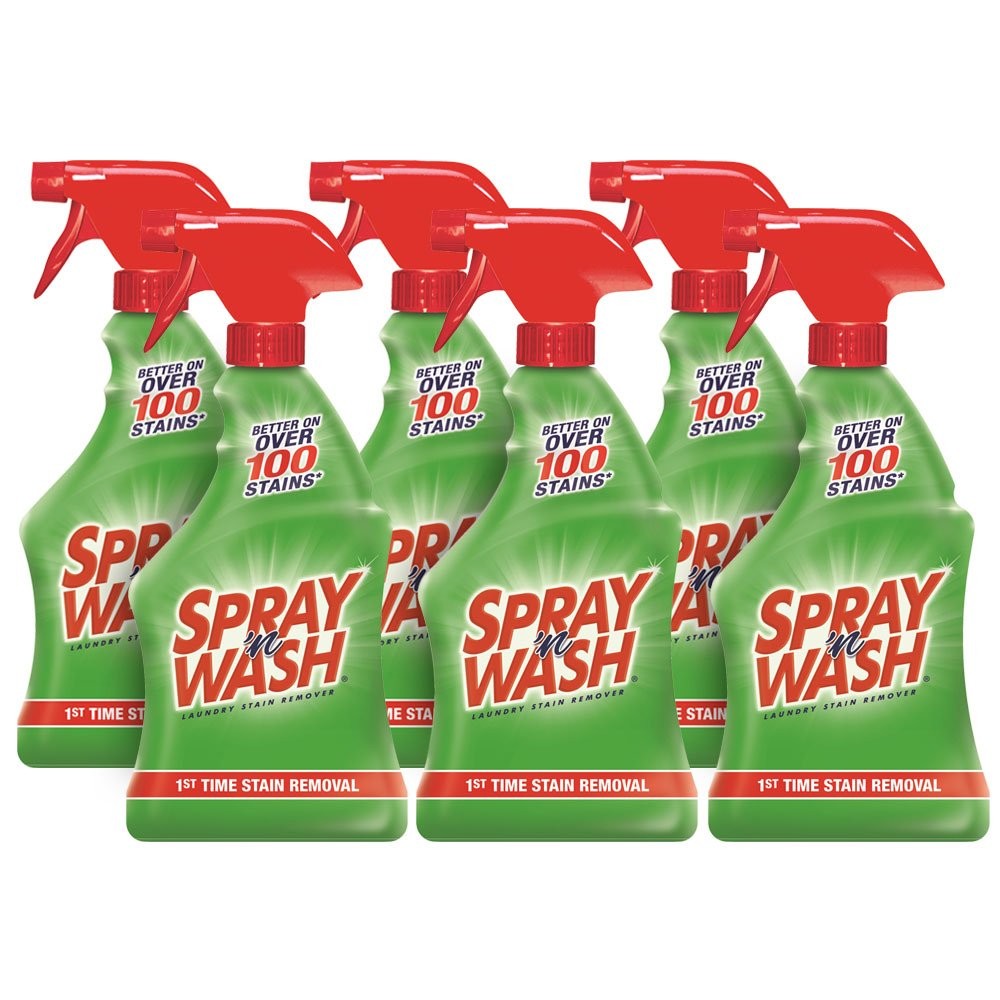 Stain Remover Laundry Pre-Treat Spray 22oz 6-count