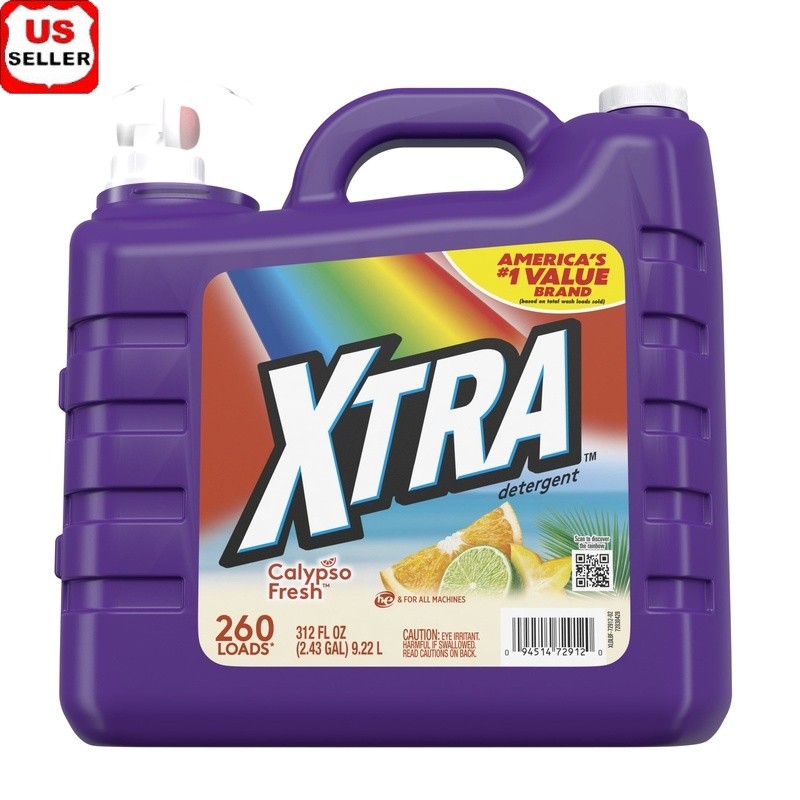Liquid Laundry Detergent Tropical Passion Scent 260 Loads HE Standard Machines