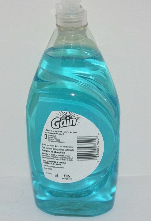 GAIN ULTRA HONEY BERRY HULA SCENT DISHWASHING LIQUID SOAP DISHES WASH 21.6 FL OZ