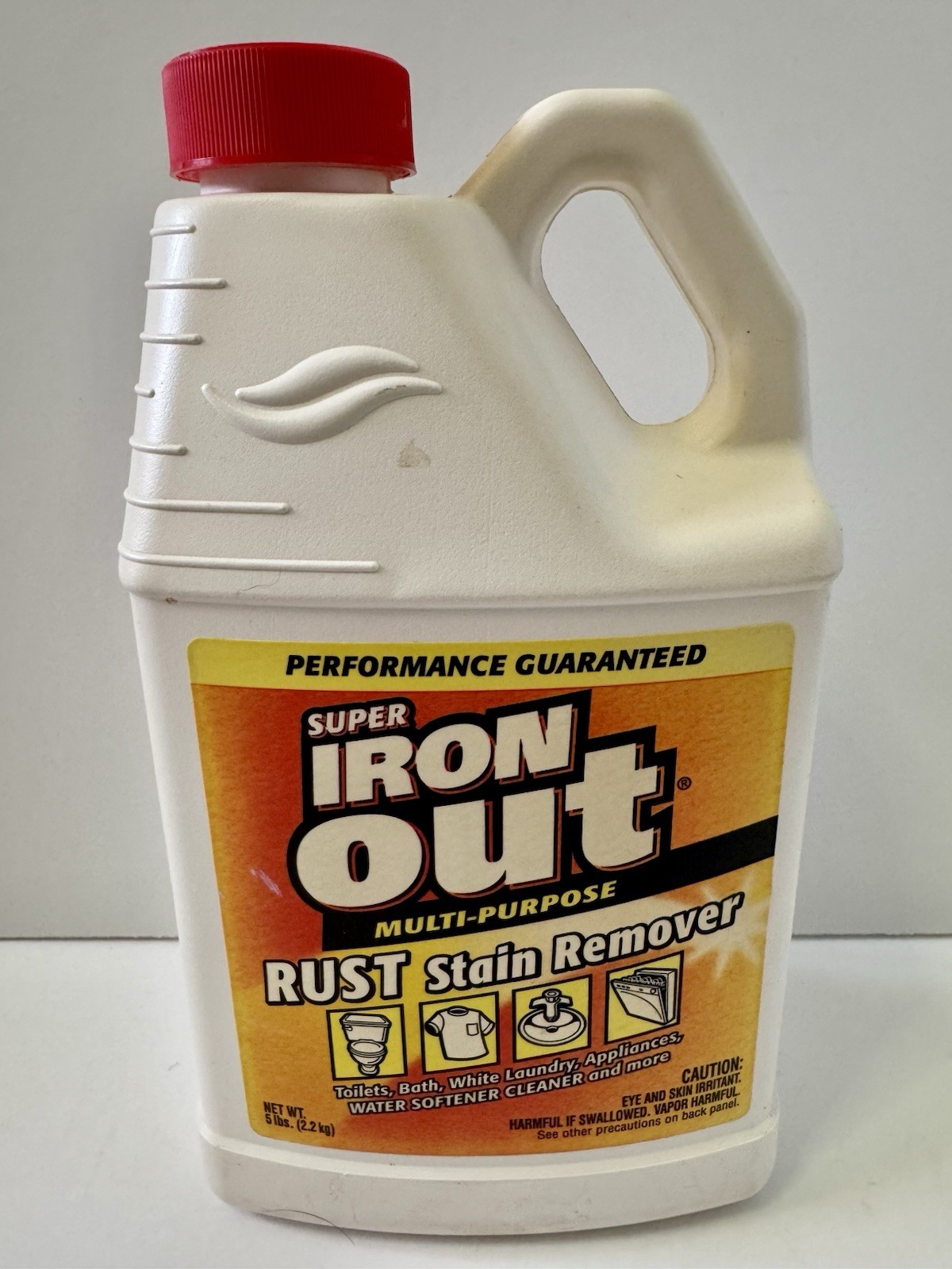 SUPER Iron out LARGE 5LB SUPER IRON OUT POWDER RUST STAIN REMOVER NOS